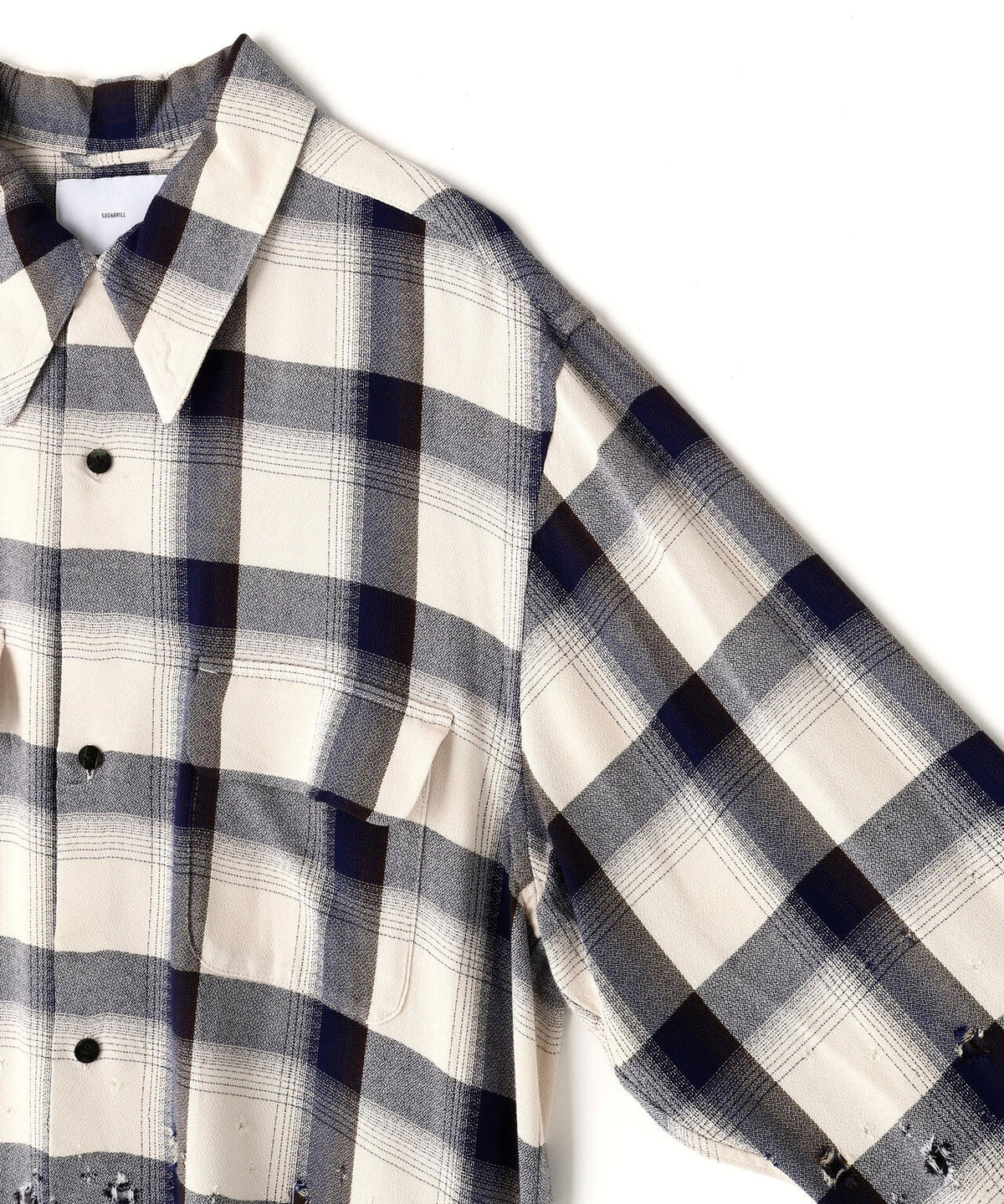 SUGARHILL/シュガーヒル/OMBRE DESTROYED SHIRT