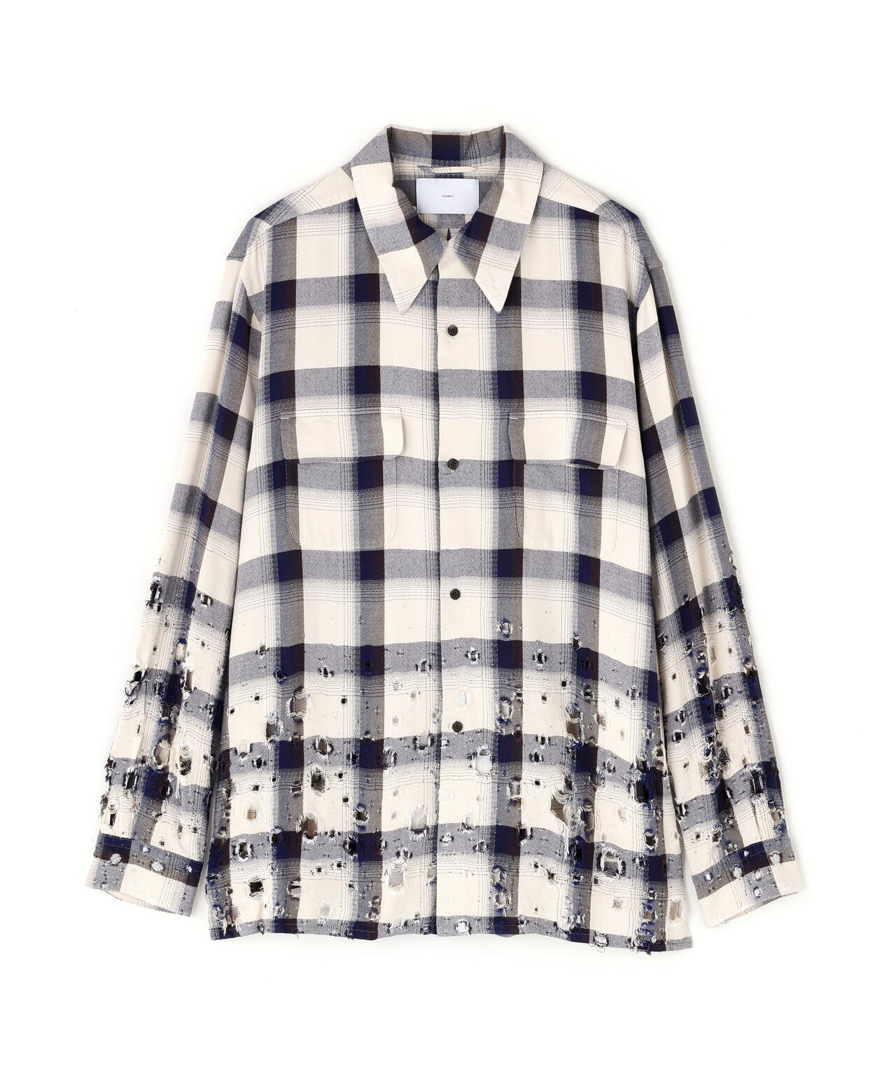 SUGARHILL/シュガーヒル/OMBRE DESTROYED SHIRT