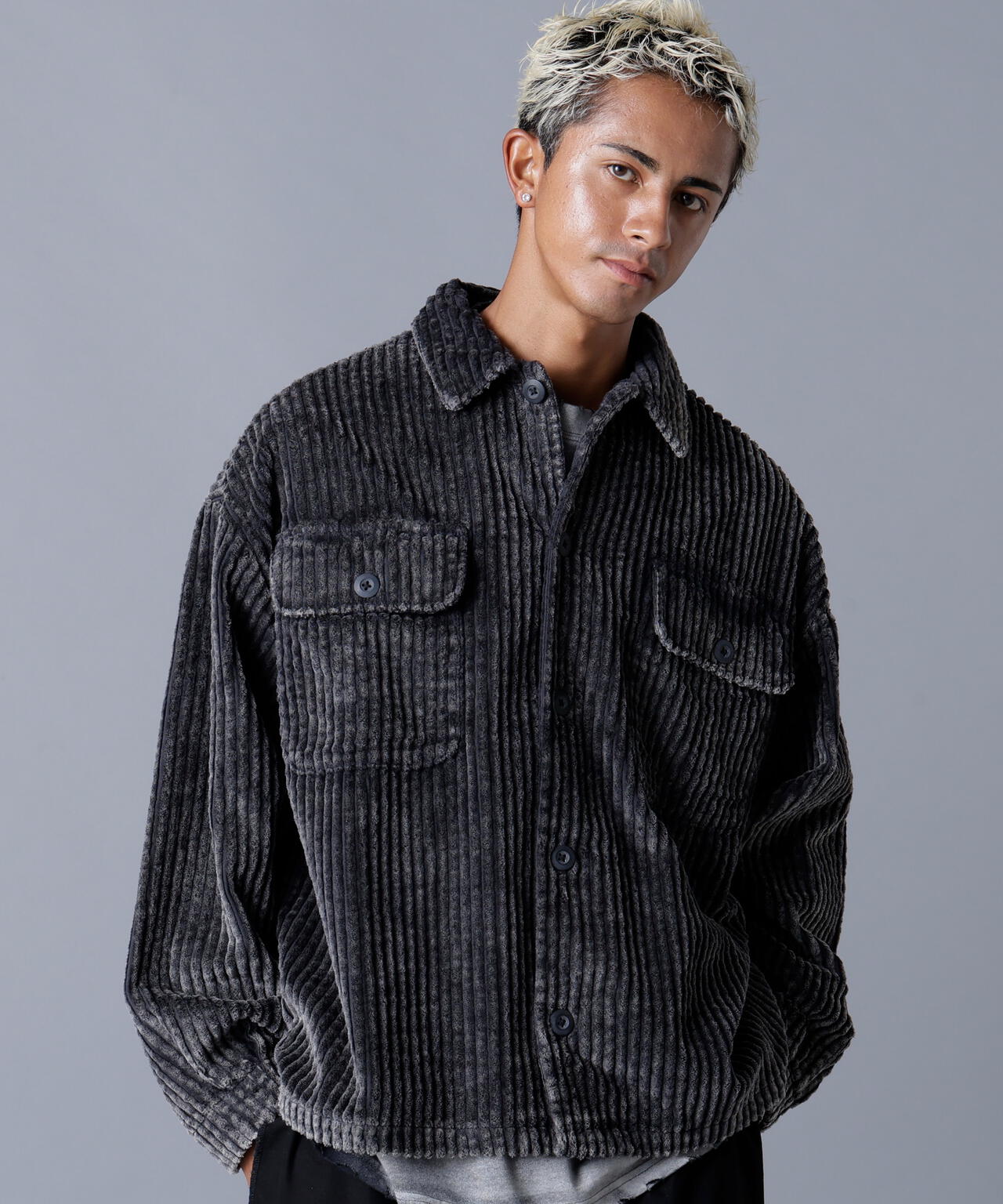 DankeSchon/ダンケシェーン/2.5W CHEMICAL CODUROY SHIRT