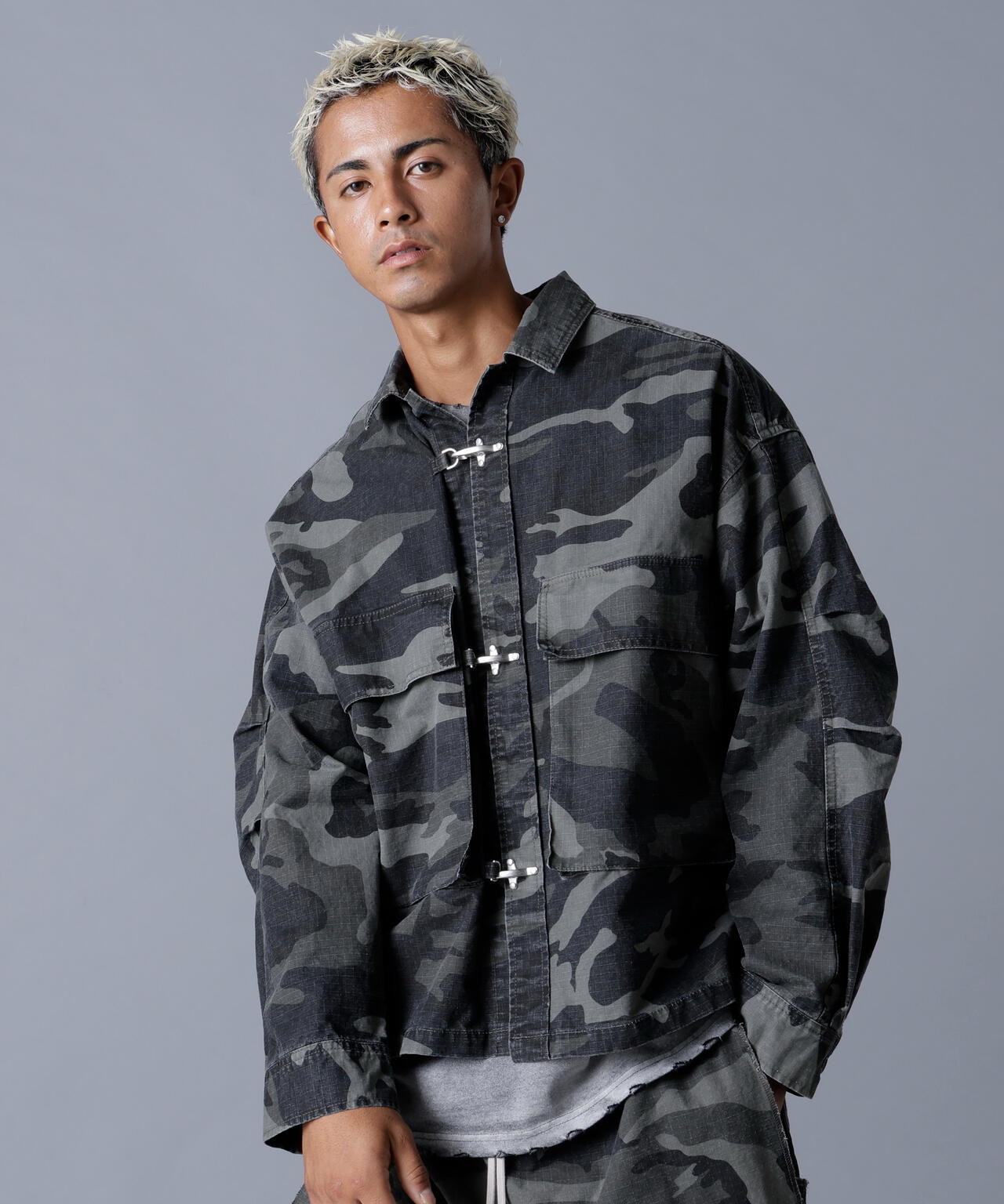 DankeSchon/ダンケシェーン/RIPSTOP CARGO SHIRT