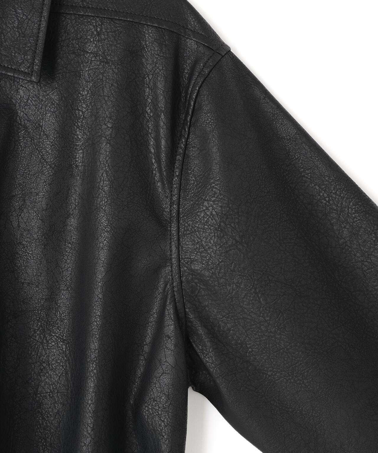 DankeSchon/ダンケシェーン/PU LEATHER SHIRTS