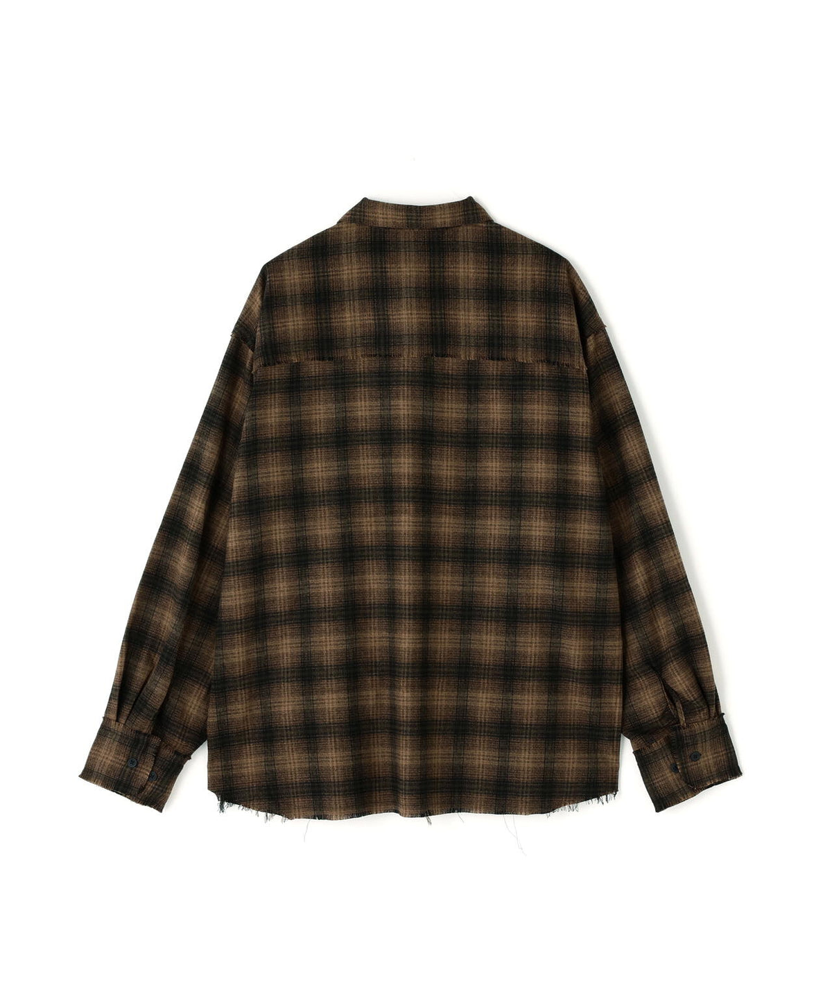 DankeSchon/ダンケシェーン/CUTOFF CHECK SHIRTS