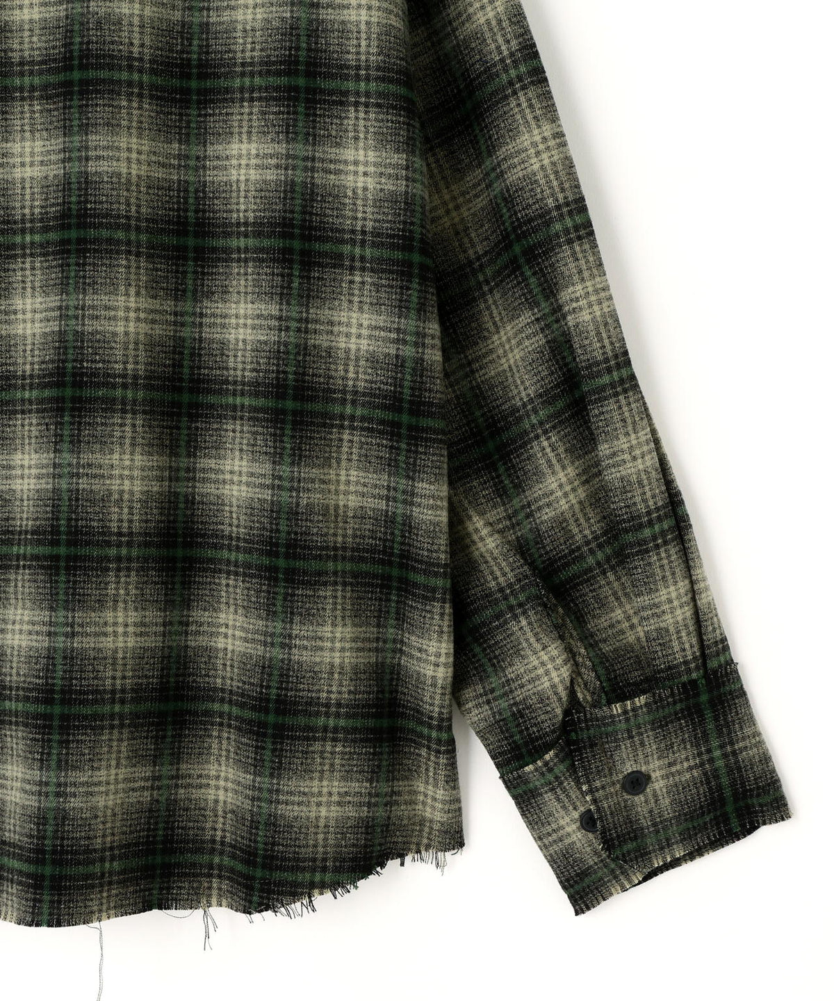 DankeSchon/ダンケシェーン/CUTOFF CHECK SHIRTS
