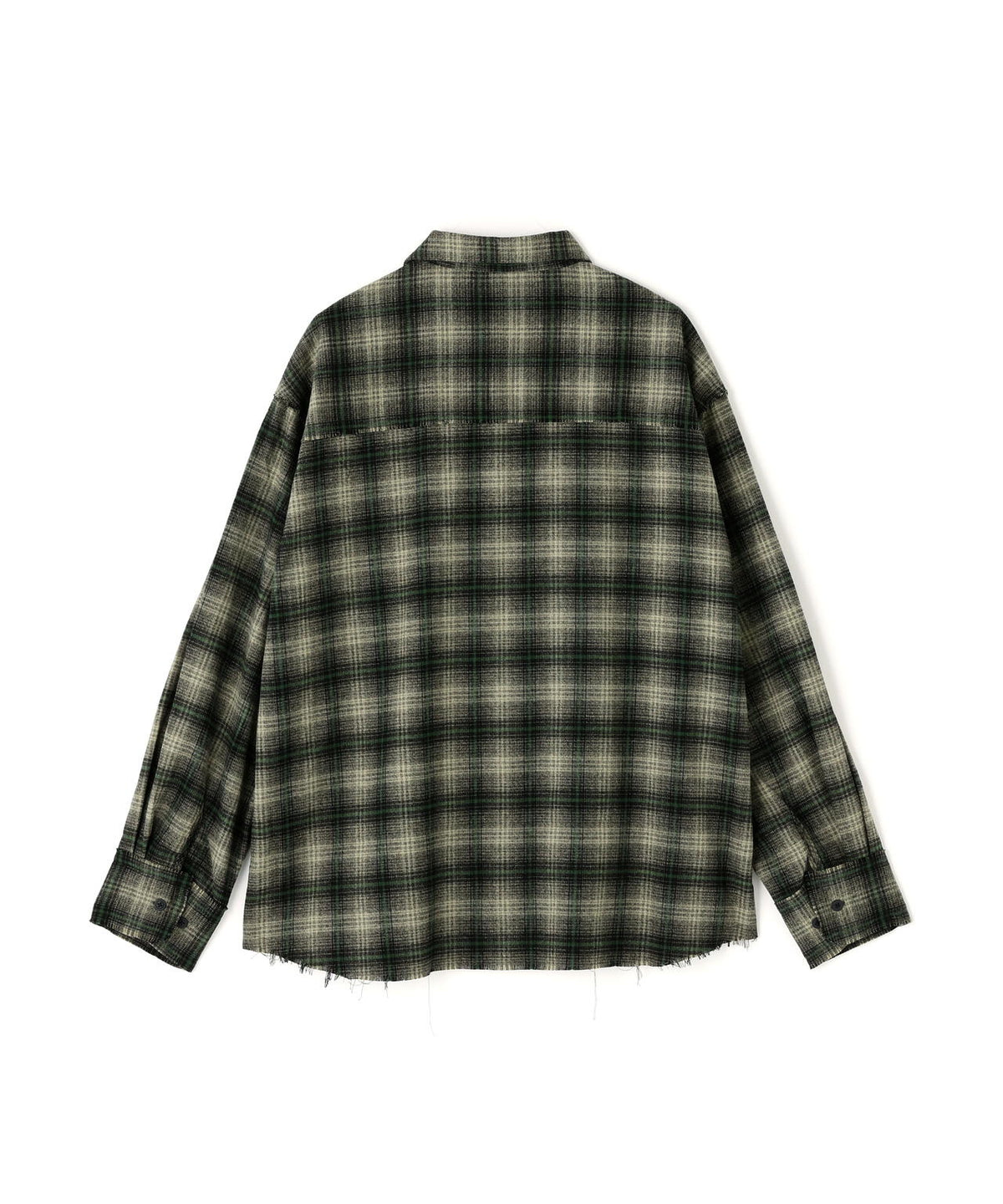 DankeSchon/ダンケシェーン/CUTOFF CHECK SHIRTS