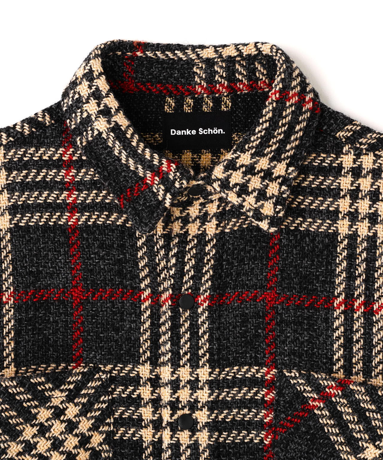 【WEB&DEPOT限定】DankeSchon/ダンケシェーン/SNAP CHECK SHIRTS