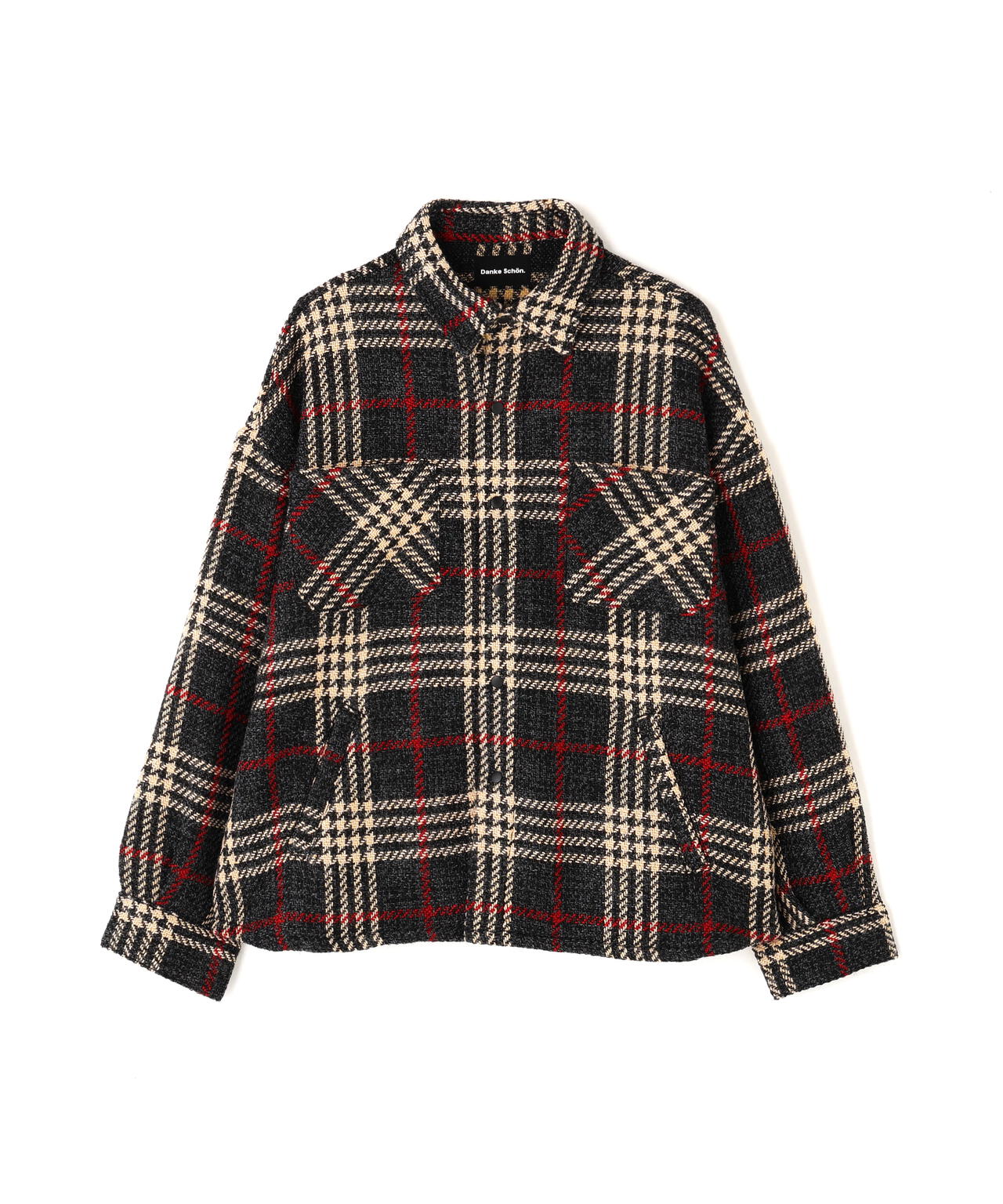 【WEB&DEPOT限定】DankeSchon/ダンケシェーン/SNAP CHECK SHIRTS