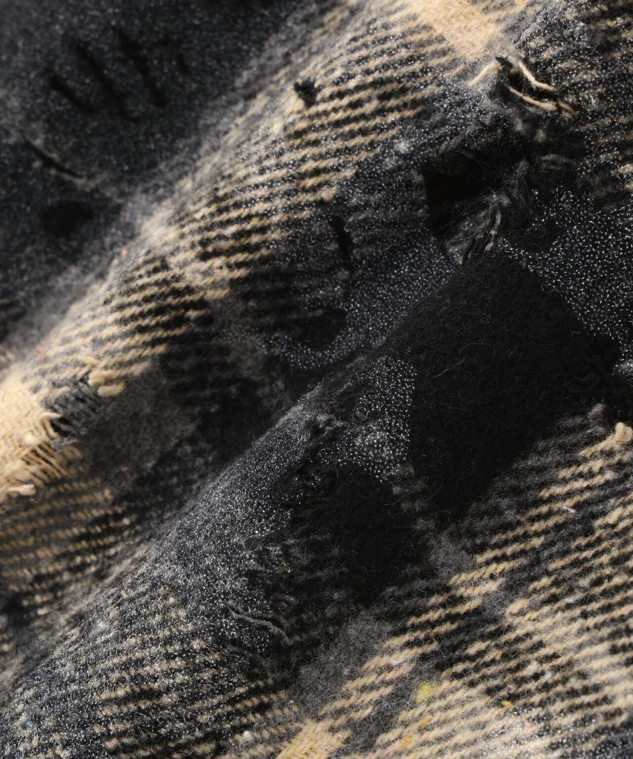 【WEB&DEPOT限定】DankeSchon/ダンケシェーン/DAMAGE CHECK SHIRTS