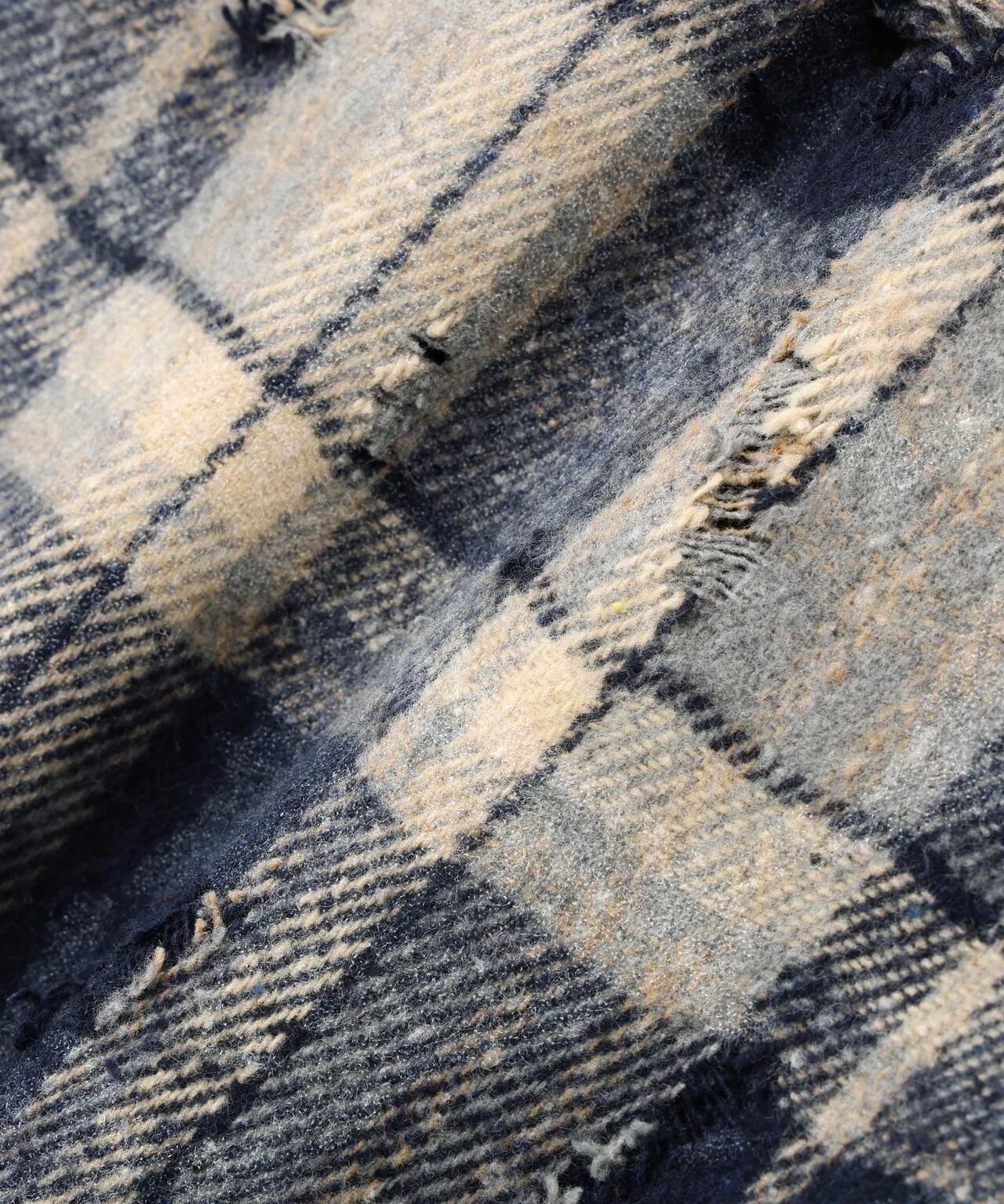 【WEB&DEPOT限定】DankeSchon/ダンケシェーン/DAMAGE CHECK SHIRTS