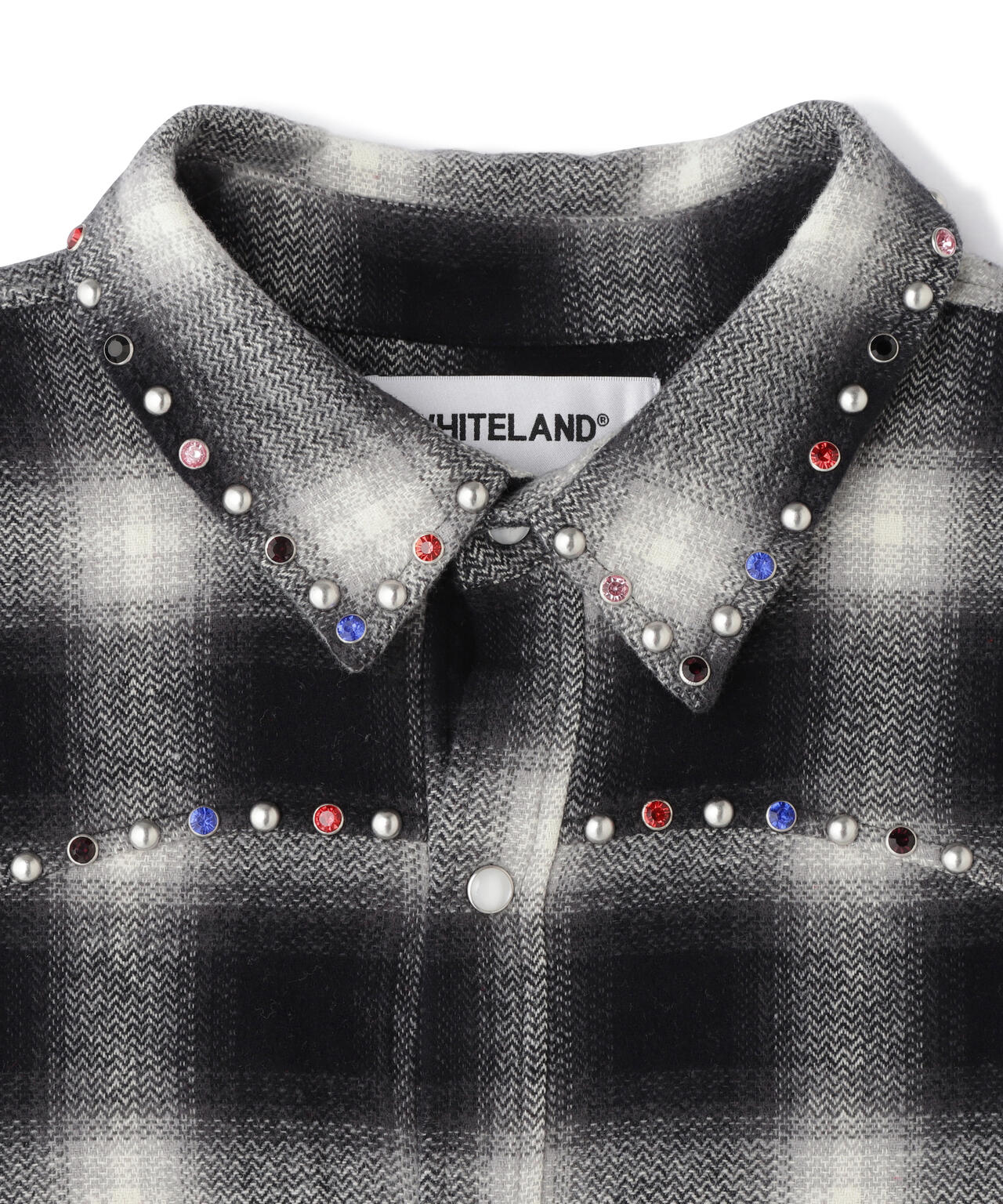 WHITELAND/ホワイトランド/STUDS WESTERN SHIRT