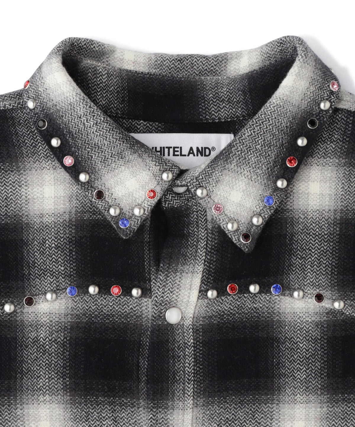 WHITELAND/ホワイトランド/STUDS WESTERN SHIRT