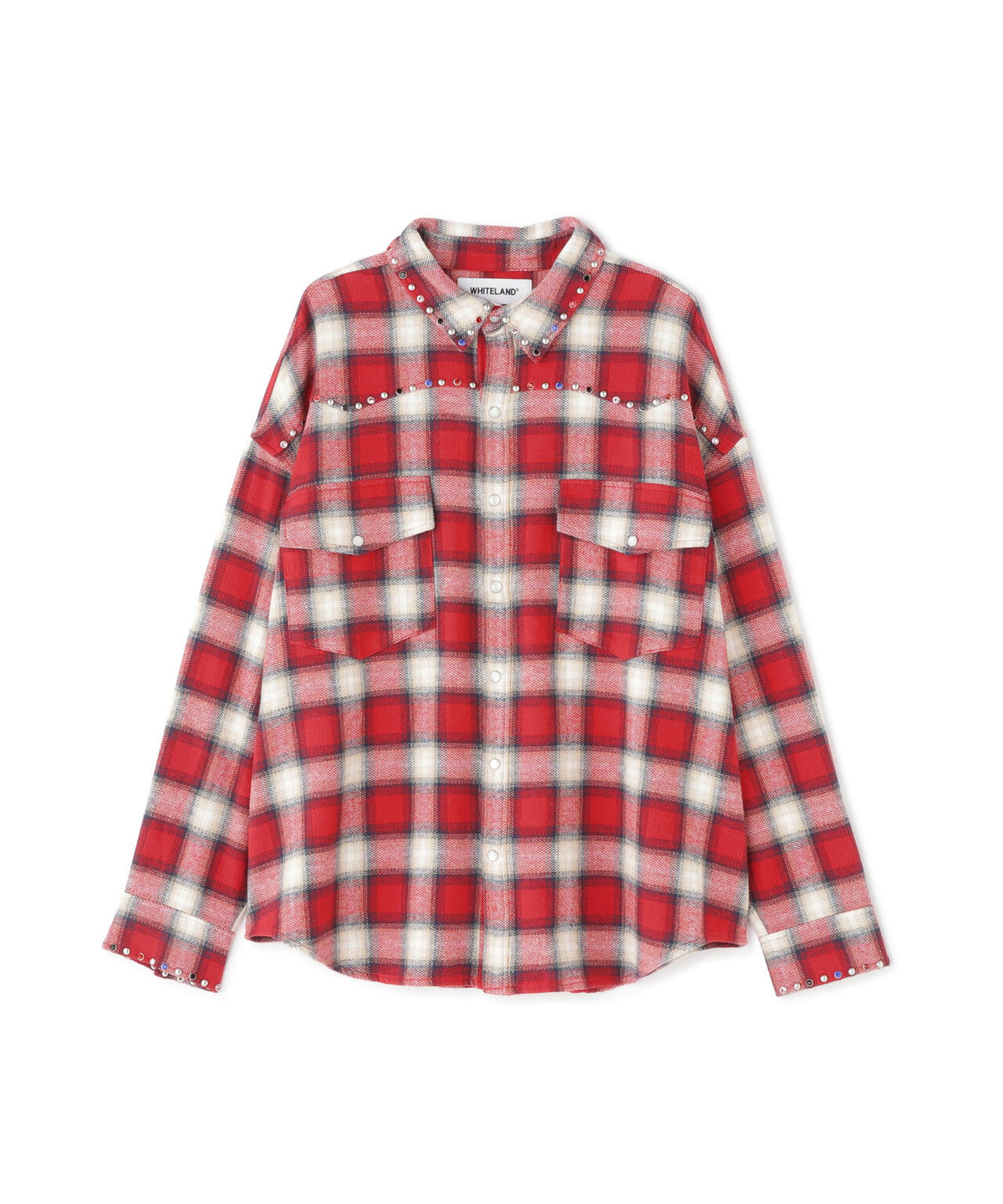 WHITELAND/ホワイトランド/STUDS WESTERN SHIRT