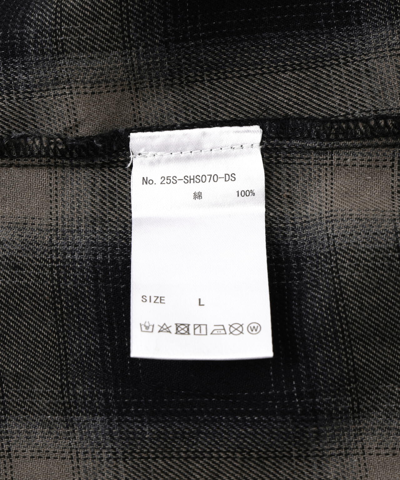 DankeSchon/ダンケシェーン/OMBRE CHECK DAMEGE S/S SHIRTS