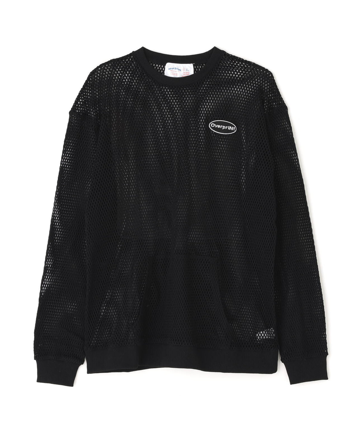overprint/オーバープリント/MESH LS TEE