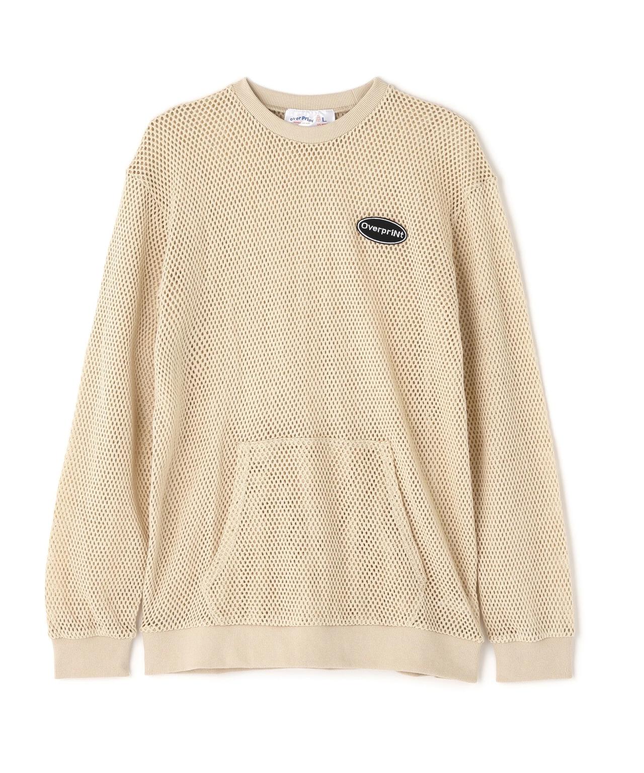 overprint/オーバープリント/MESH LS TEE