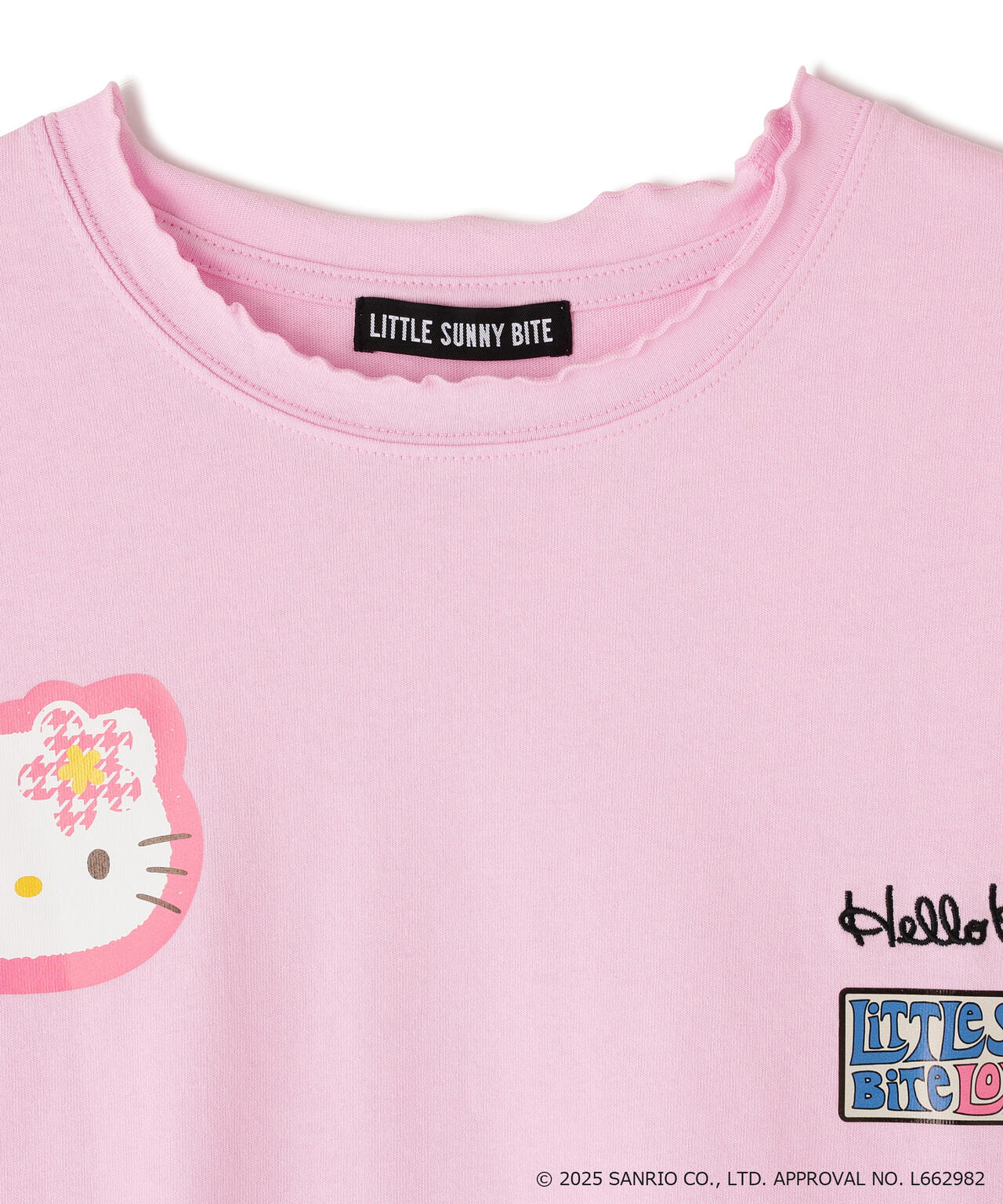 littlesunnybite/リトルサニーバイト/hello kitty×little sunny bite frill long tee