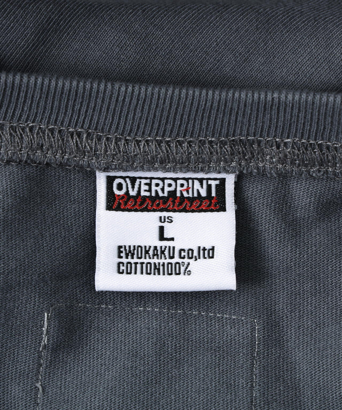 overprint/オーバープリント/NAENANO LS TEE