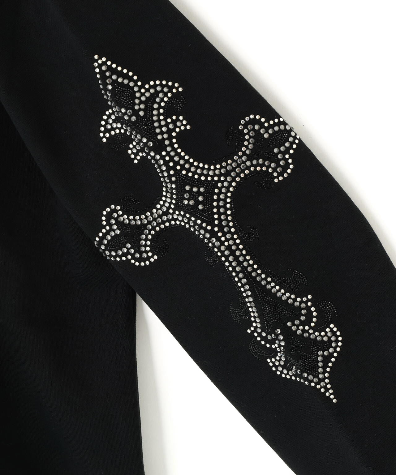 SUPPLIER/サプライヤー/RHINESTONE SLEEVE HOODIE