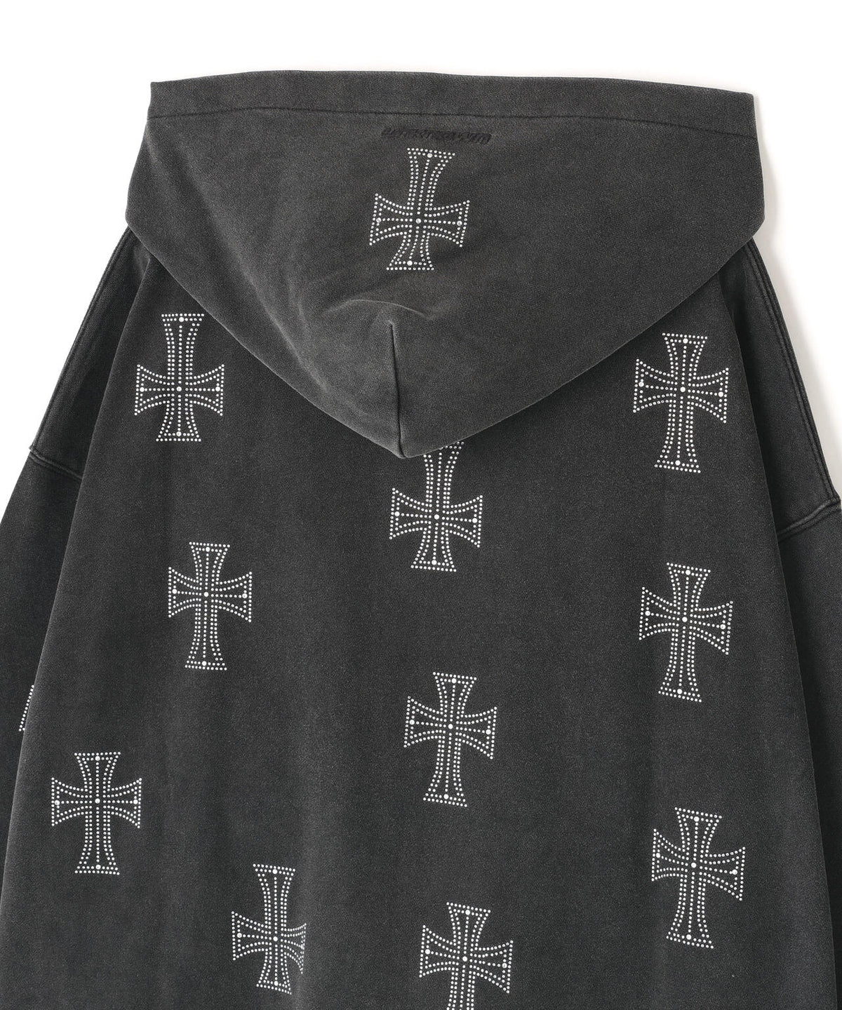UNKNOWNLONDON/アンノウンロンドン/OUTLINE RHINESTONE HOODIE