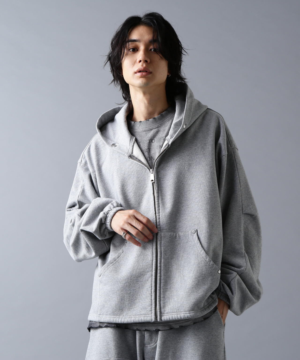 DankeSchon/ダンケシェーン/480HW SWEAT ZIP HOODIE