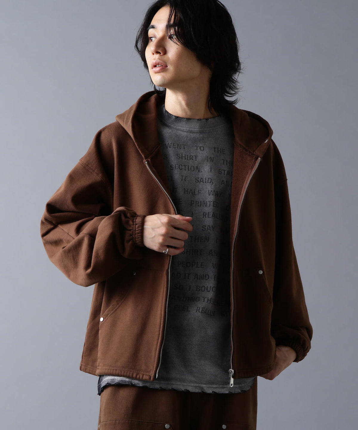 DankeSchon/ダンケシェーン/480HW SWEAT ZIP HOODIE