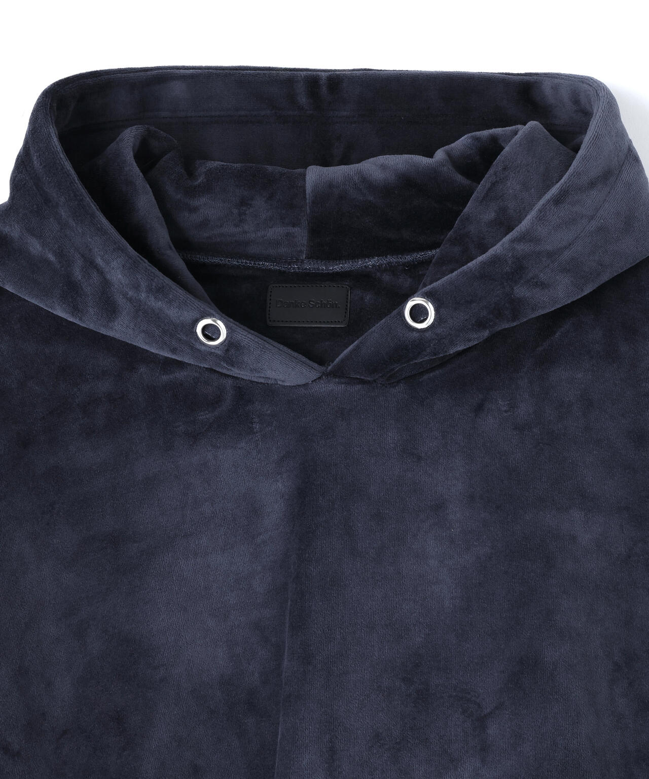 DankeSchon/ダンケシェーン/W-FACE VELOUR PULL HOODY