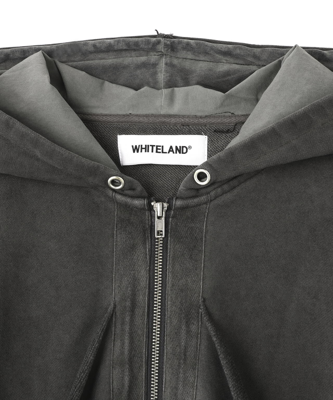WHITELAND/ホワイトランド/ZIP UP CARGO HOODIE