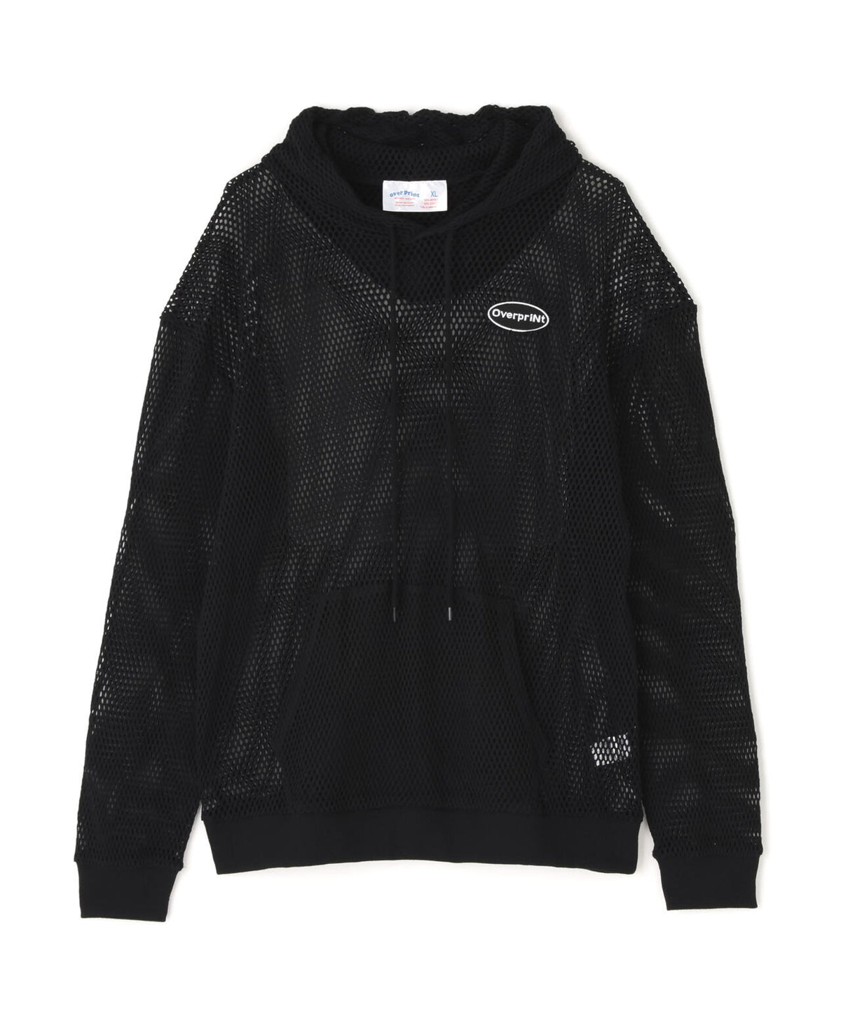 overprint/オーバープリント/MESH HOODIE