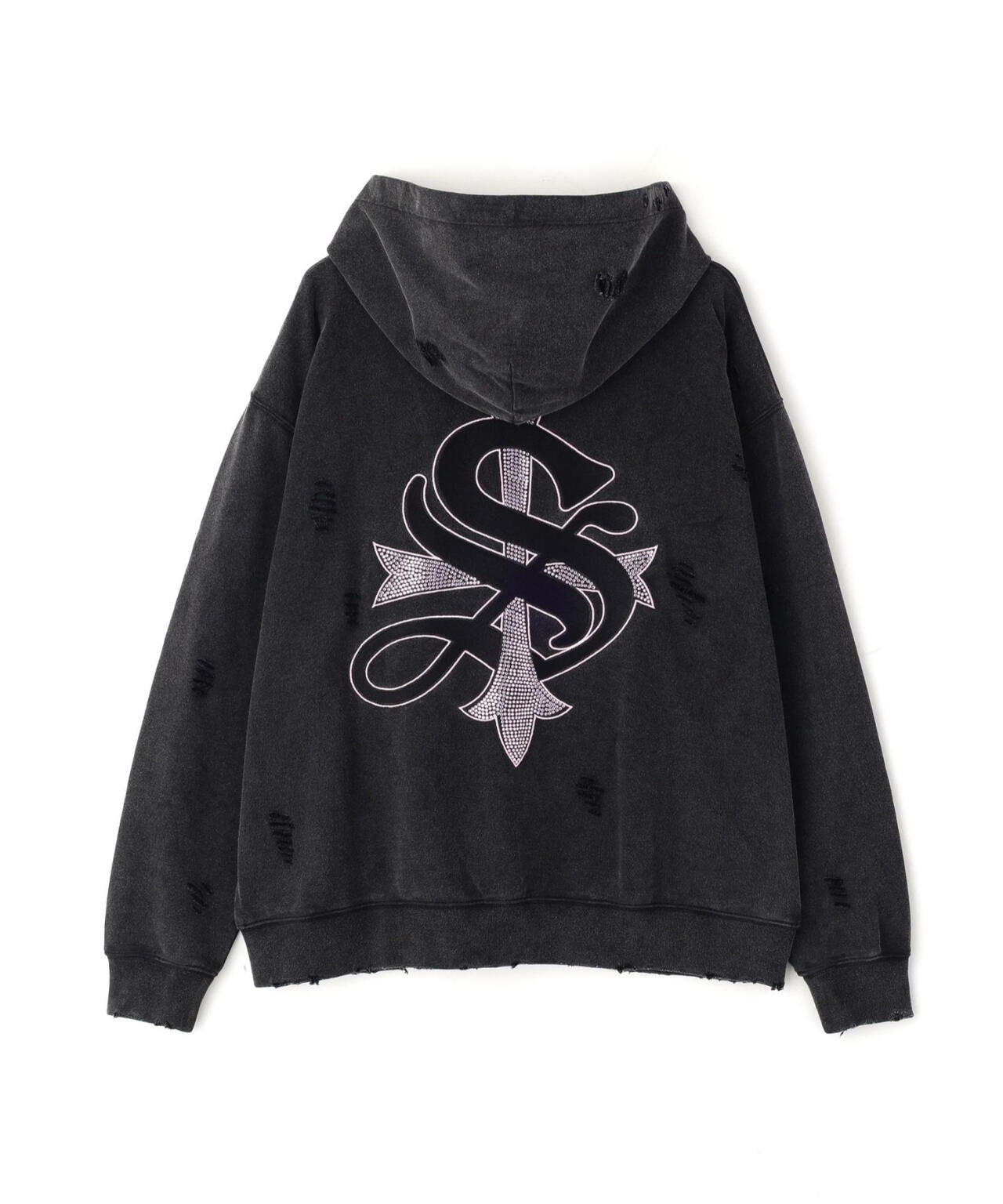 SUPPLIER/サプライヤー/【LHP EXCLUSIVE】DAMAGE CROSS HOODIE