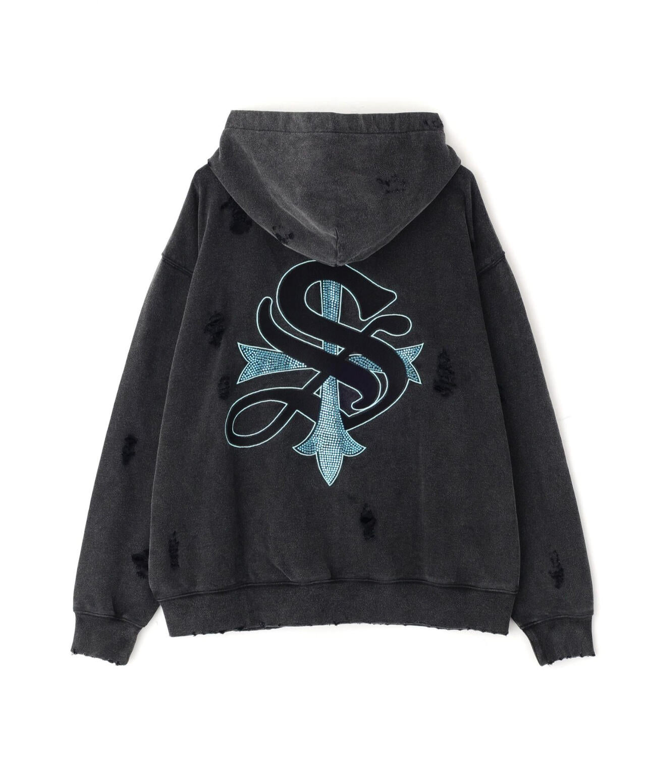 SUPPLIER/サプライヤー/【LHP EXCLUSIVE】DAMAGE CROSS HOODIE