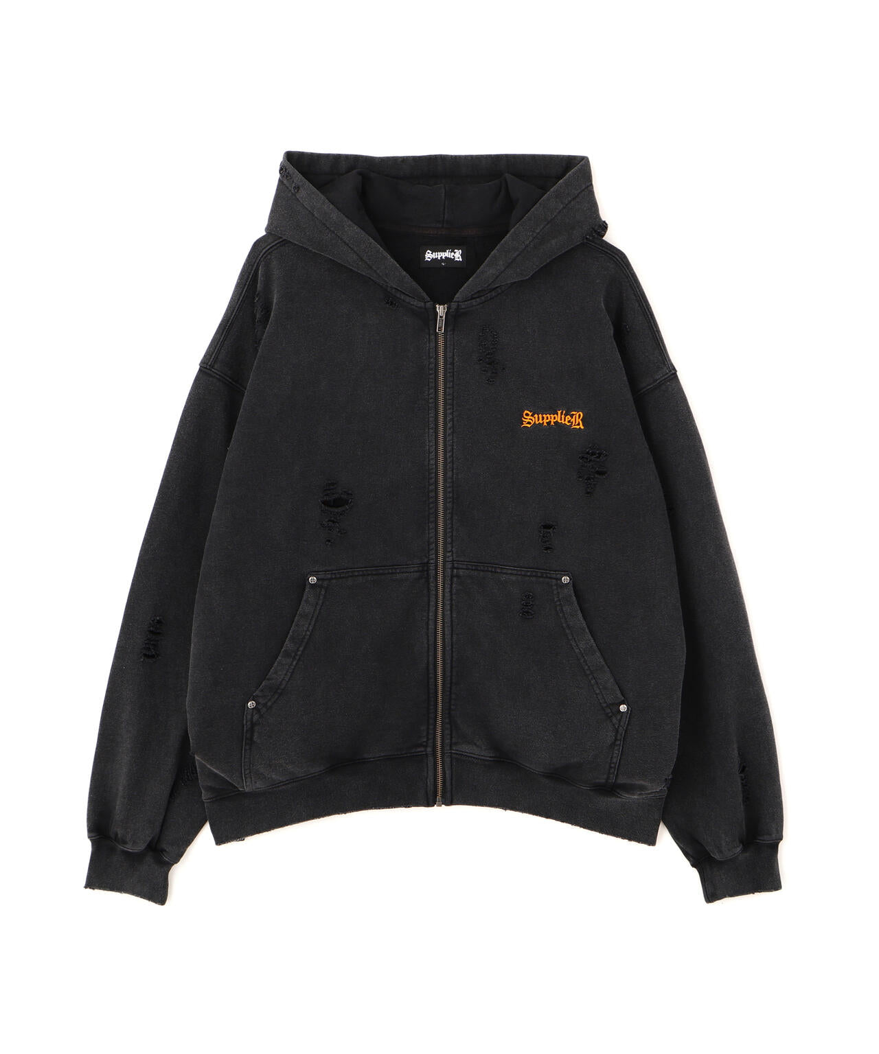 SUPPLIER/サプライヤー/【LHP EXCLUSIVE】DAMAGE CROSS HOODIE