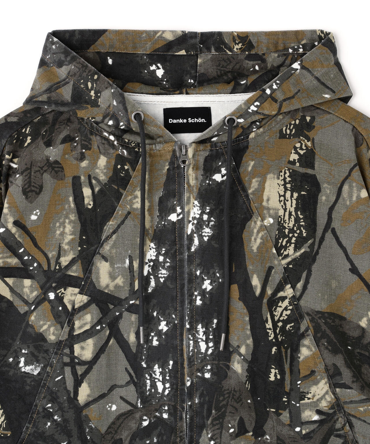 【WEB&DEPOT限定】DankeSchon/ダンケシェーン/TWILL ZIP HOODIE