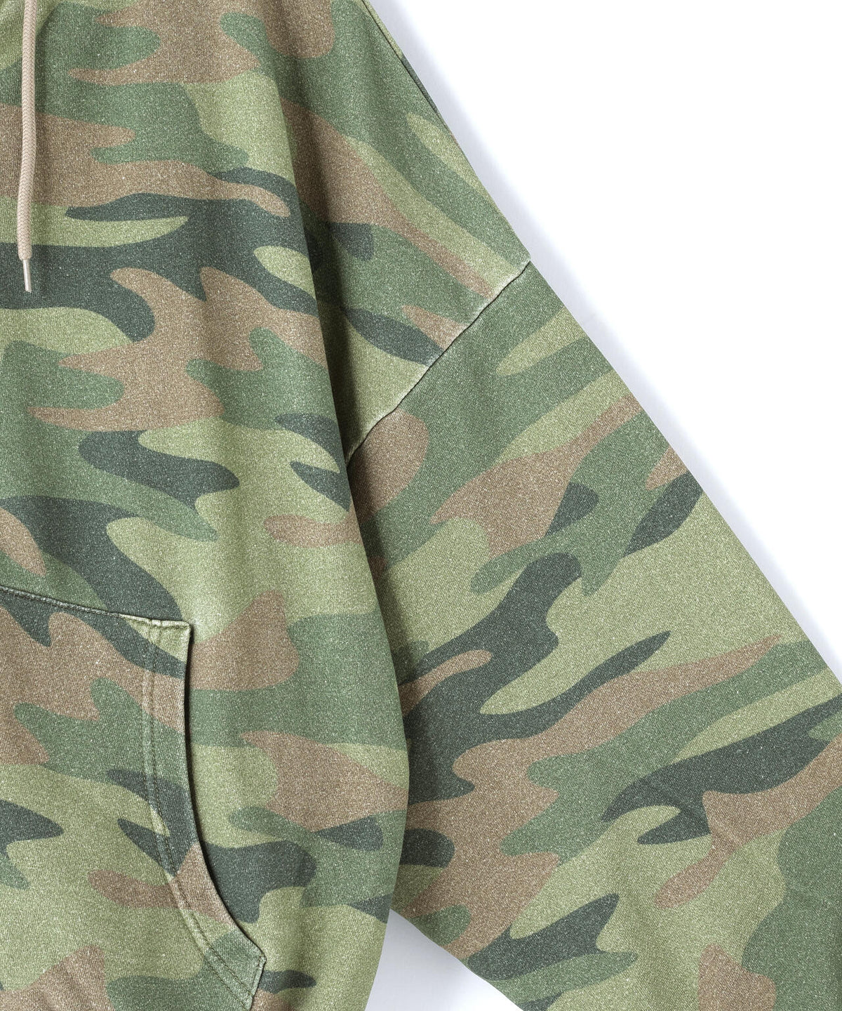 WHITELAND/ホワイトランド/ZIP UP CAMO HOODIE