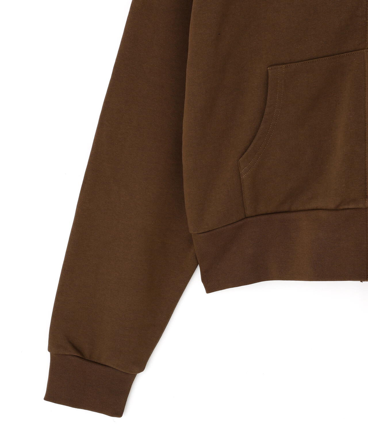 WHITELAND/ホワイトランド/ZIP SHORT HOODIE