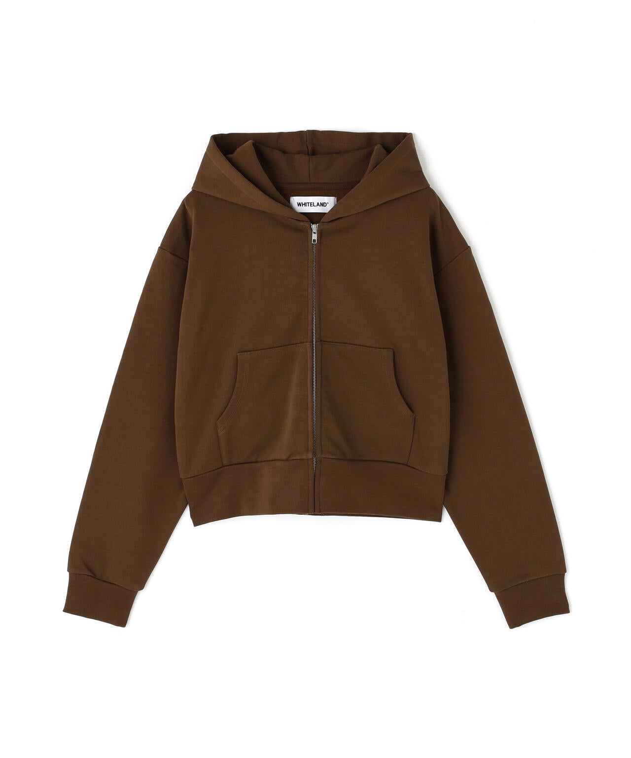 WHITELAND/ホワイトランド/ZIP SHORT HOODIE