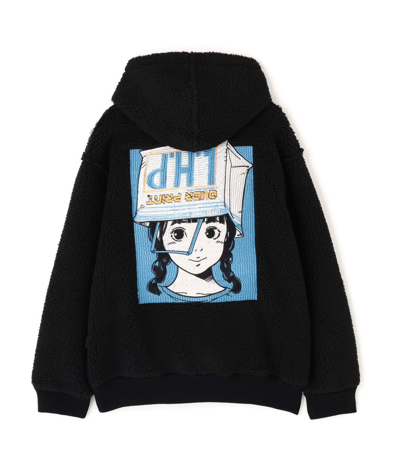 overprint/オーバープリント/【LHP EXCLUSIVE】SHOPPER Bonding Boa Hoodie