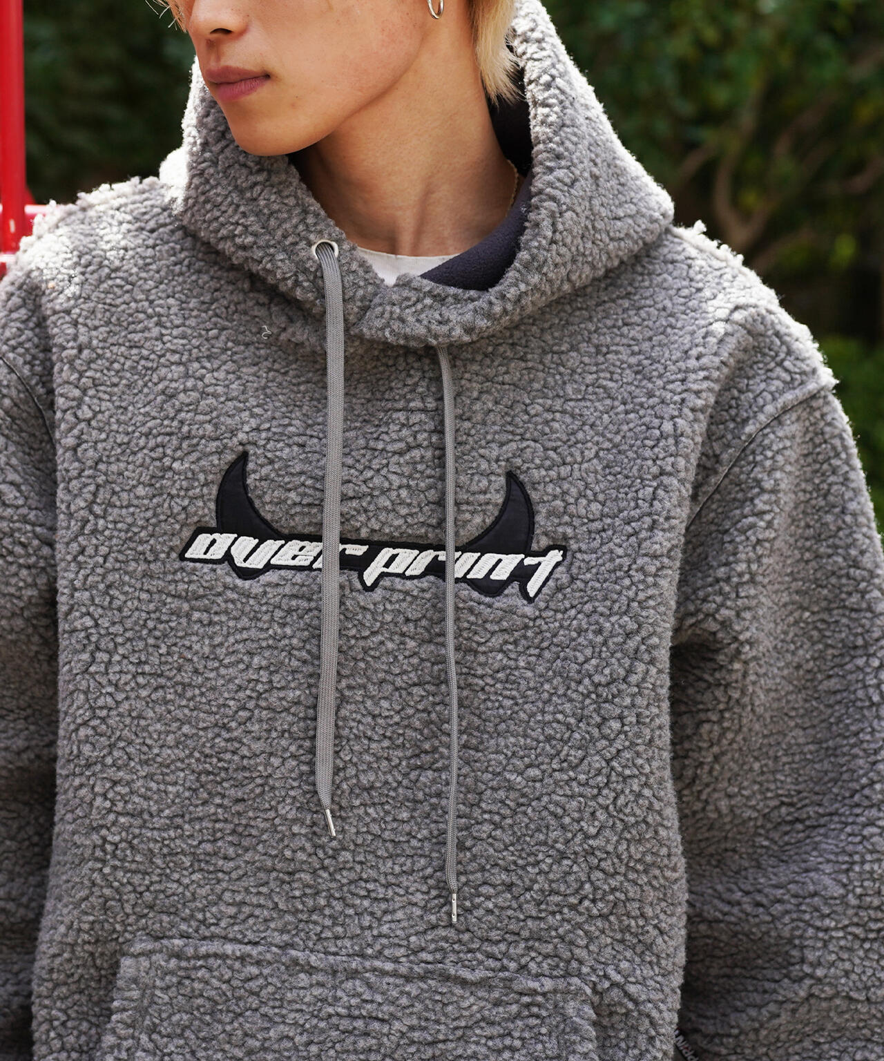 overprint/オーバープリント/【LHP EXCLUSIVE】SHOPPER Bonding Boa Hoodie