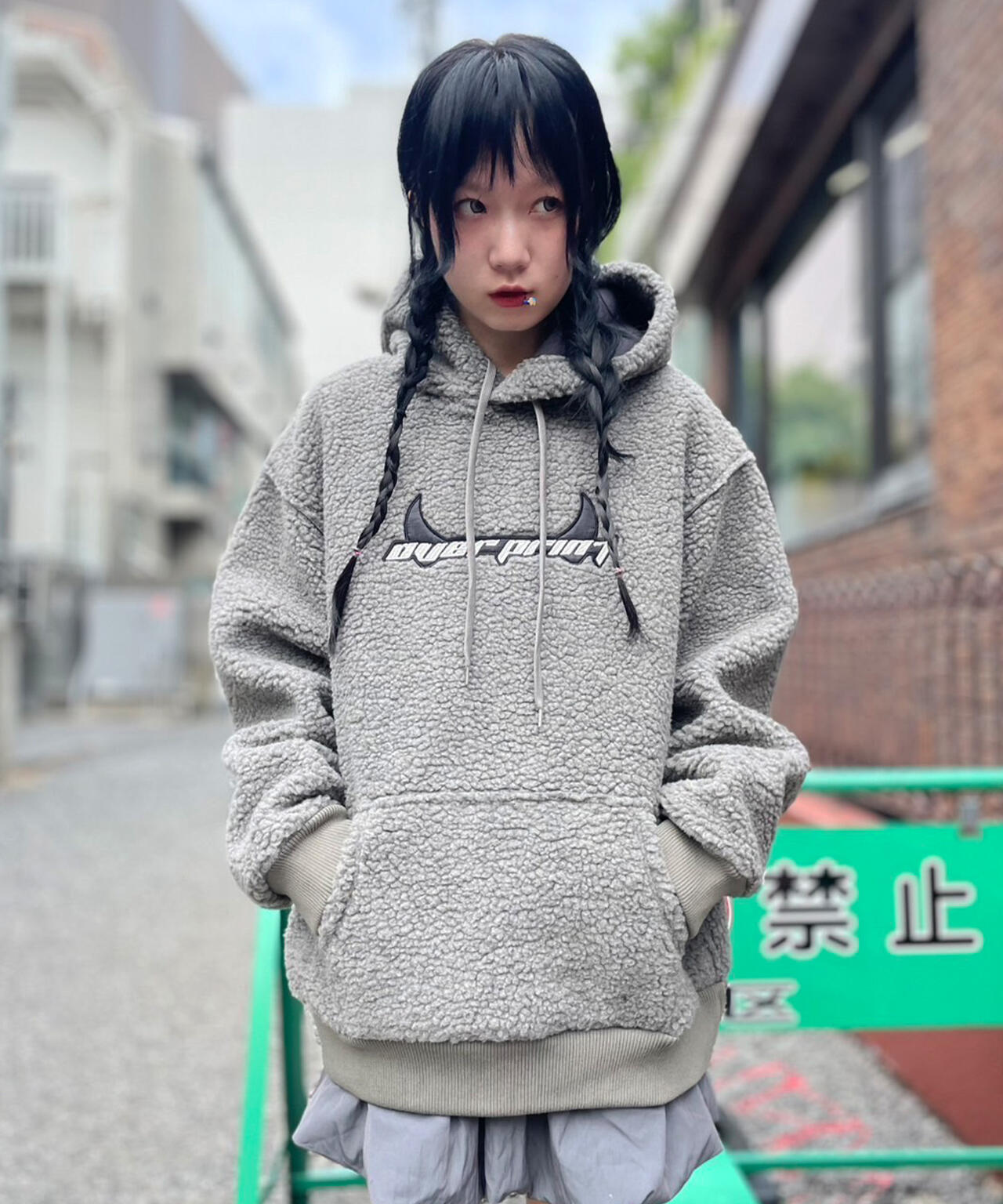 overprint/オーバープリント/【LHP EXCLUSIVE】SHOPPER Bonding Boa Hoodie