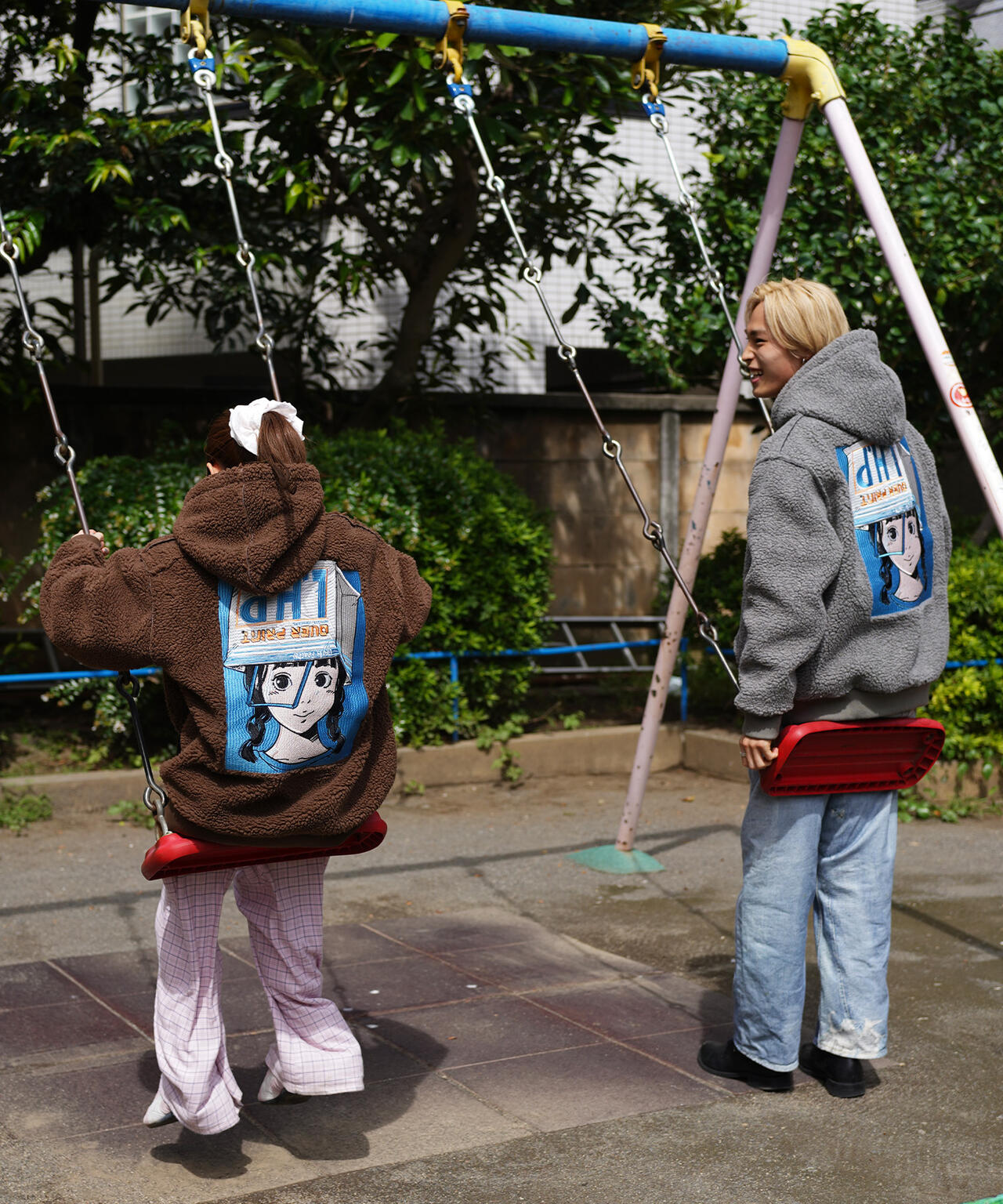 overprint/オーバープリント/【LHP EXCLUSIVE】SHOPPER Bonding Boa Hoodie