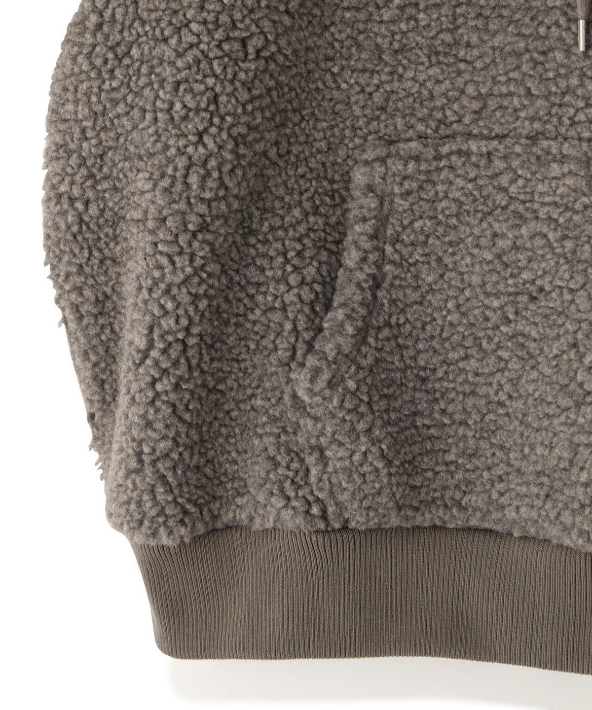 overprint/オーバープリント/【LHP EXCLUSIVE】SHOPPER Bonding Boa Hoodie
