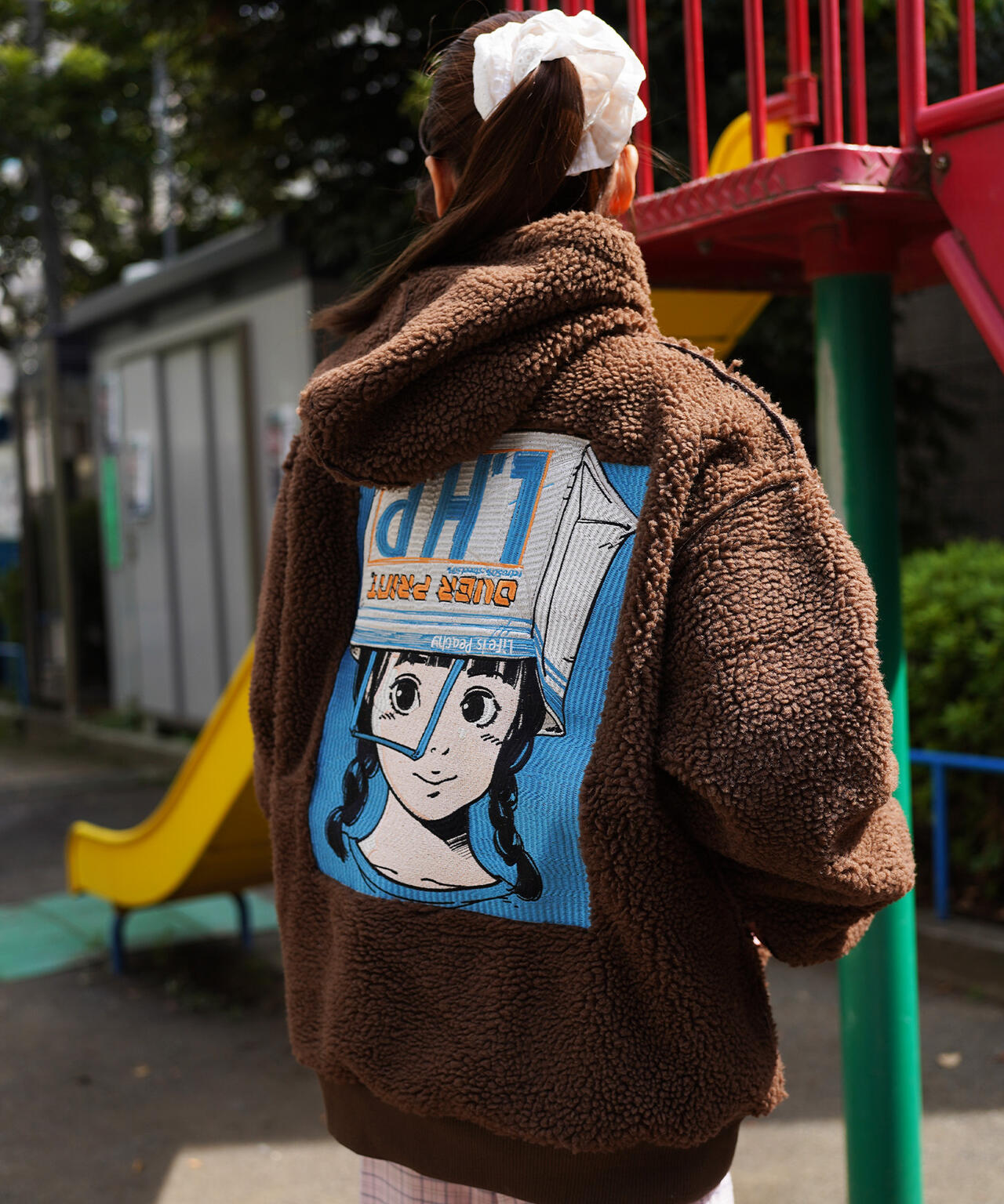 overprint/オーバープリント/【LHP EXCLUSIVE】SHOPPER Bonding Boa Hoodie