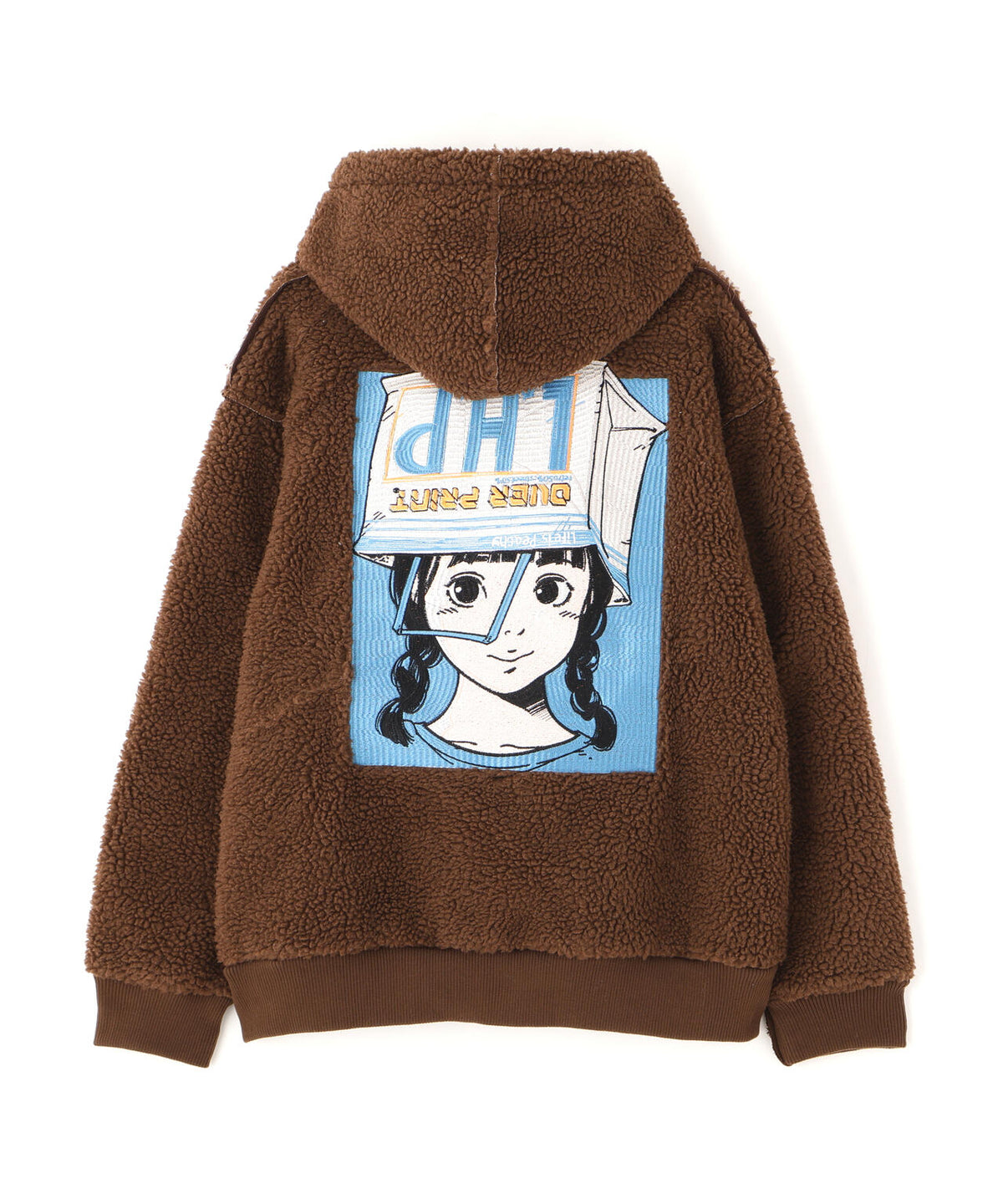 overprint/オーバープリント/【LHP EXCLUSIVE】SHOPPER Bonding Boa Hoodie