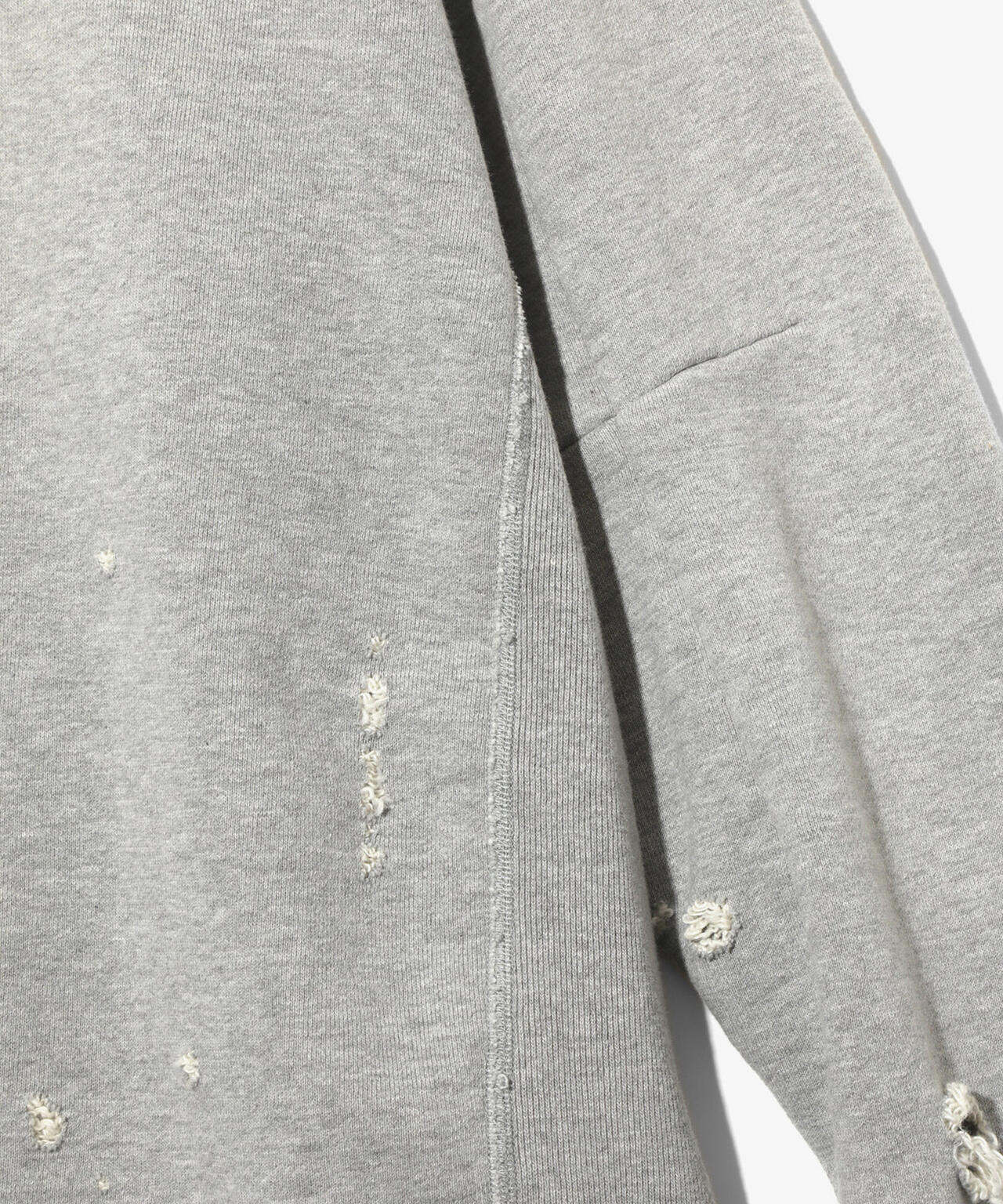NEEDLES/ニードルズ/DECONSTRUCTED SWEAT SHIRT - COTTON FRENCH TERRY