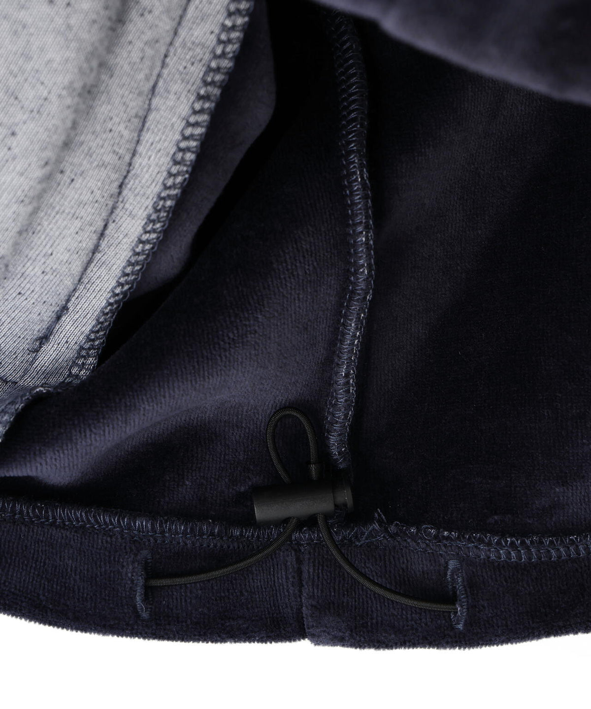 DankeSchon/ダンケシェーン/W-FACE VELOUR HALF ZIP STAND