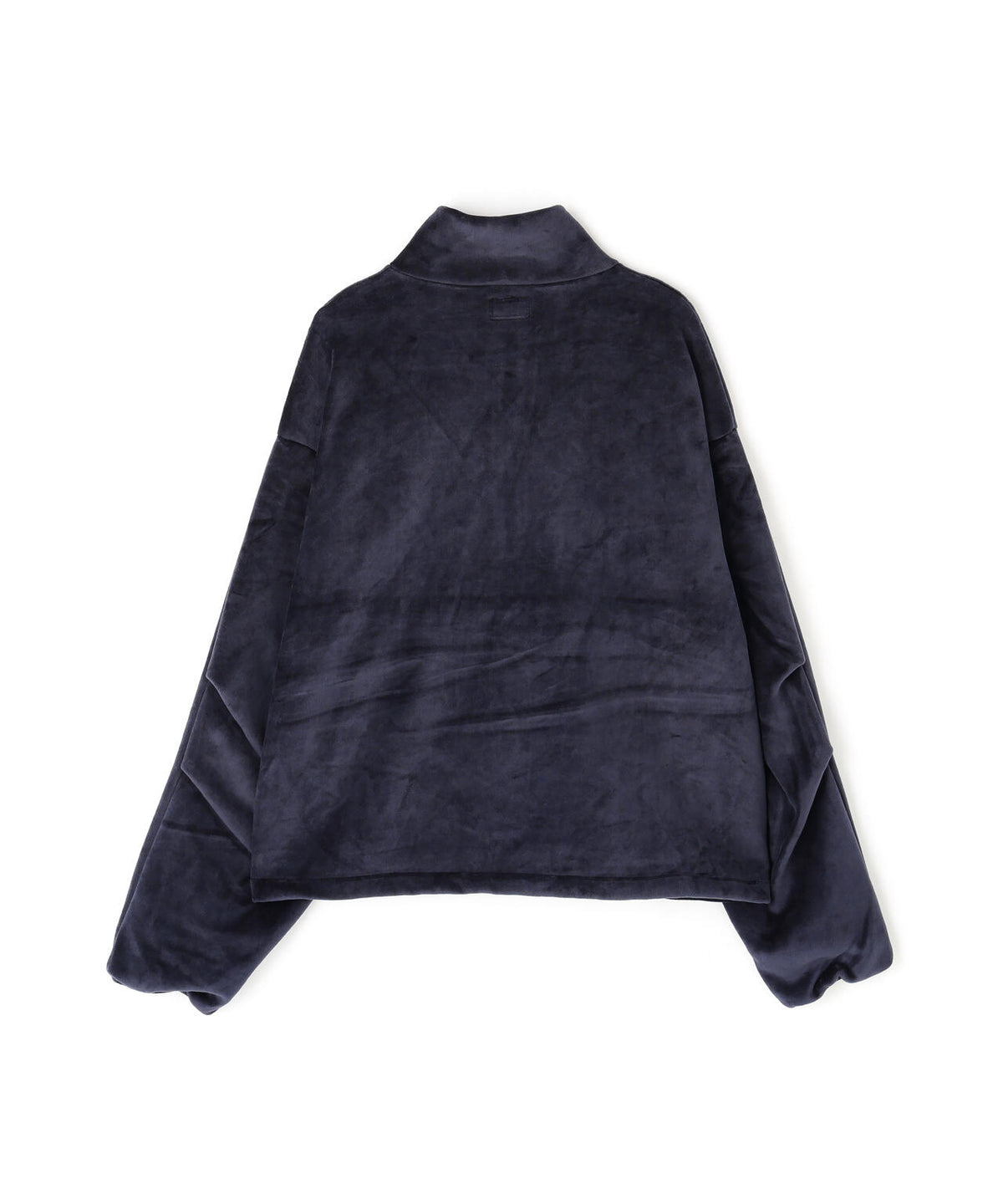 DankeSchon/ダンケシェーン/W-FACE VELOUR HALF ZIP STAND
