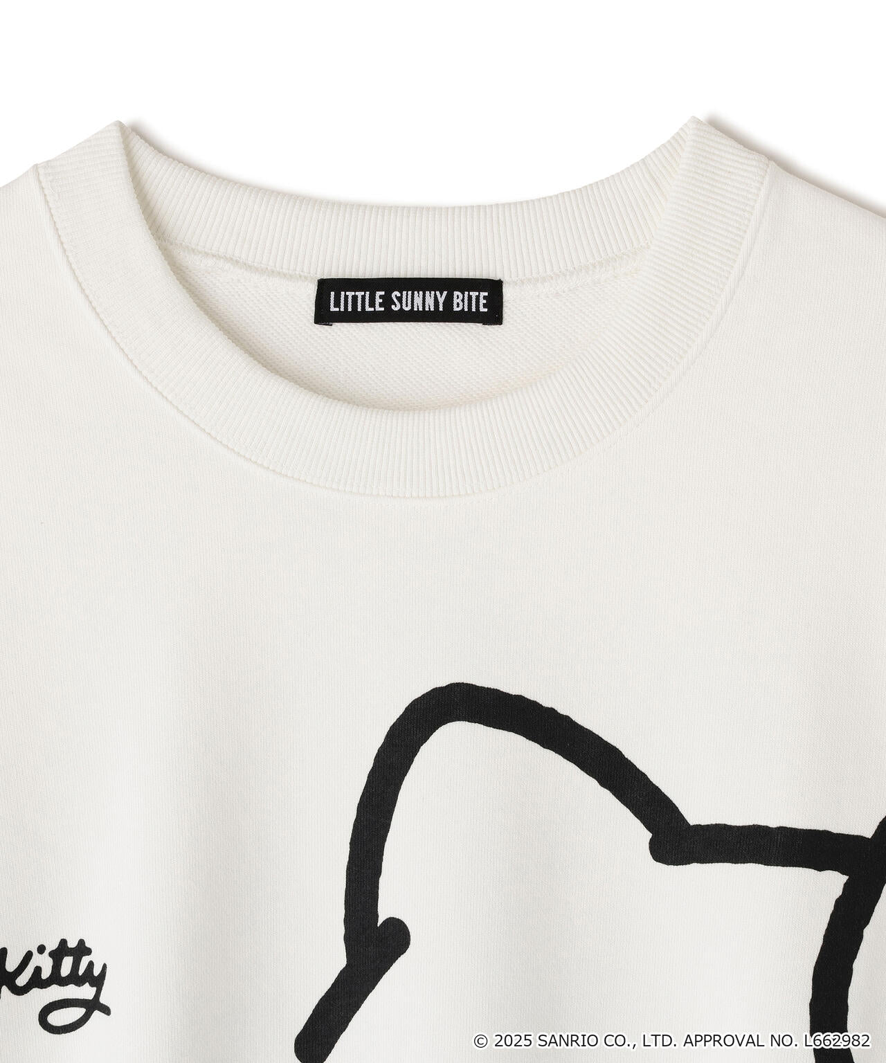 littlesunnybite/リトルサニーバイト/hello kitty x little sunny bite sweat top