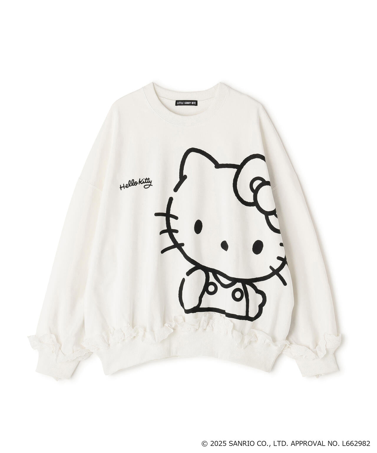 littlesunnybite/リトルサニーバイト/hello kitty x little sunny bite sweat top