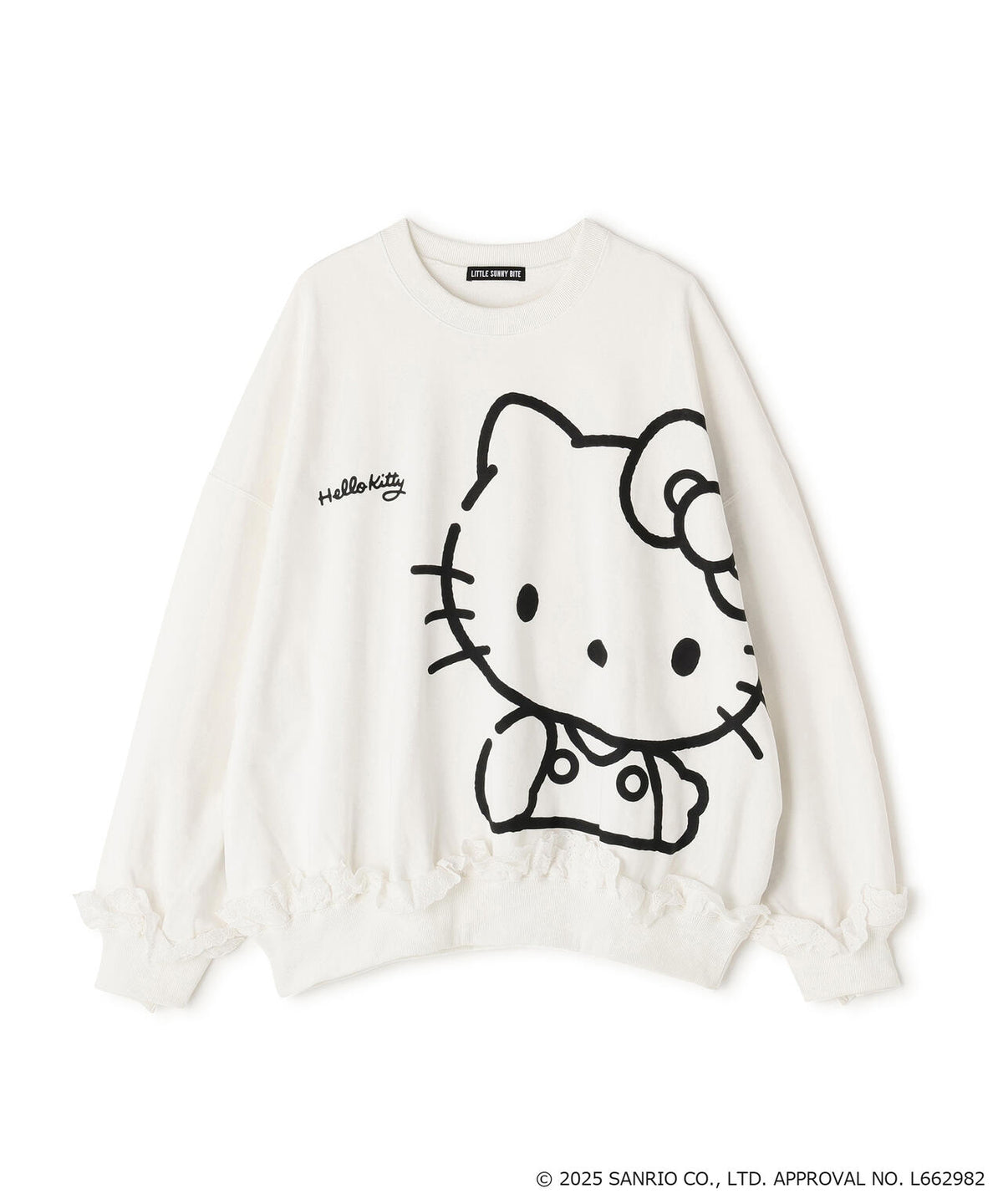 littlesunnybite/リトルサニーバイト/hello kitty x little sunny bite sweat top