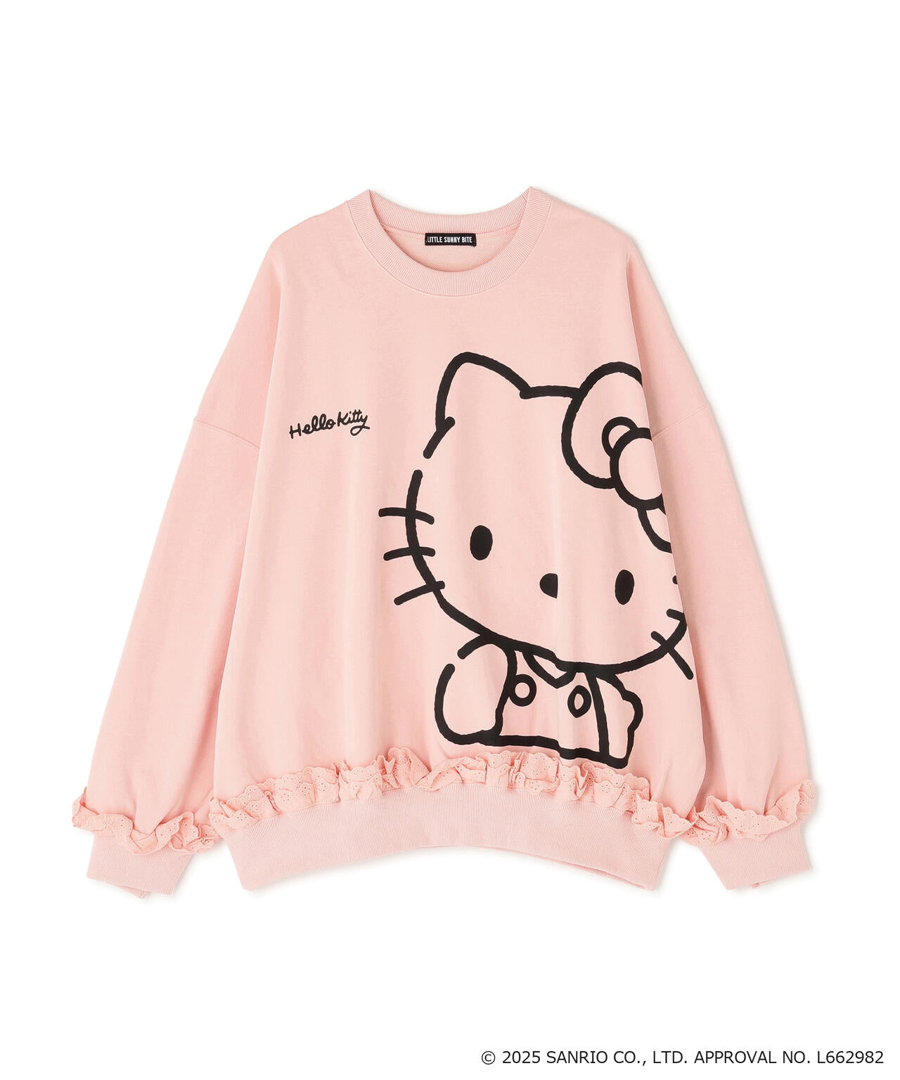 littlesunnybite/リトルサニーバイト/hello kitty x little sunny bite sweat top