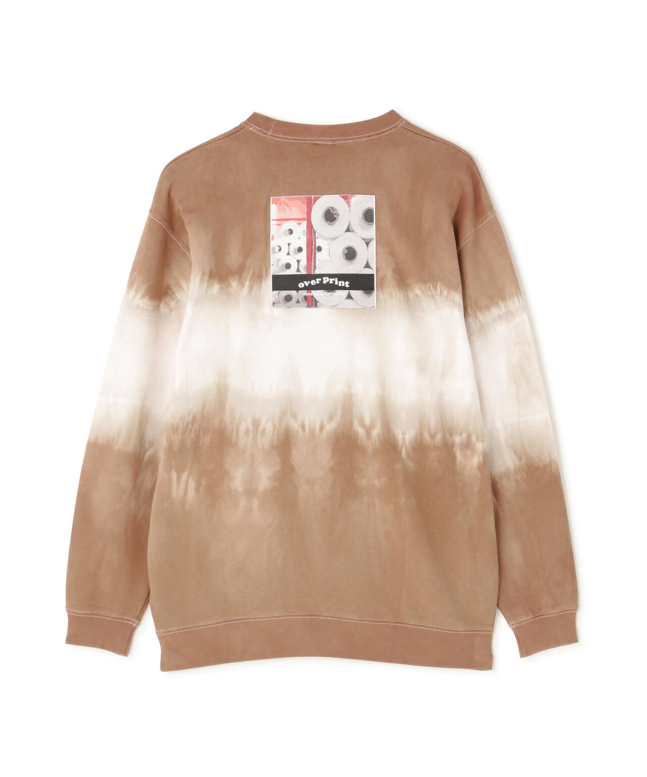 overprint/オーバープリント/SPACE DYE sweat shirts