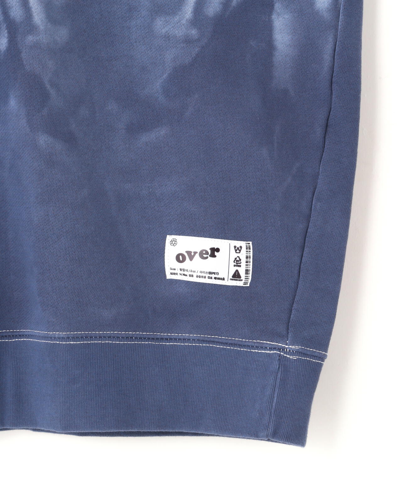 overprint/オーバープリント/SPACE DYE sweat shirts
